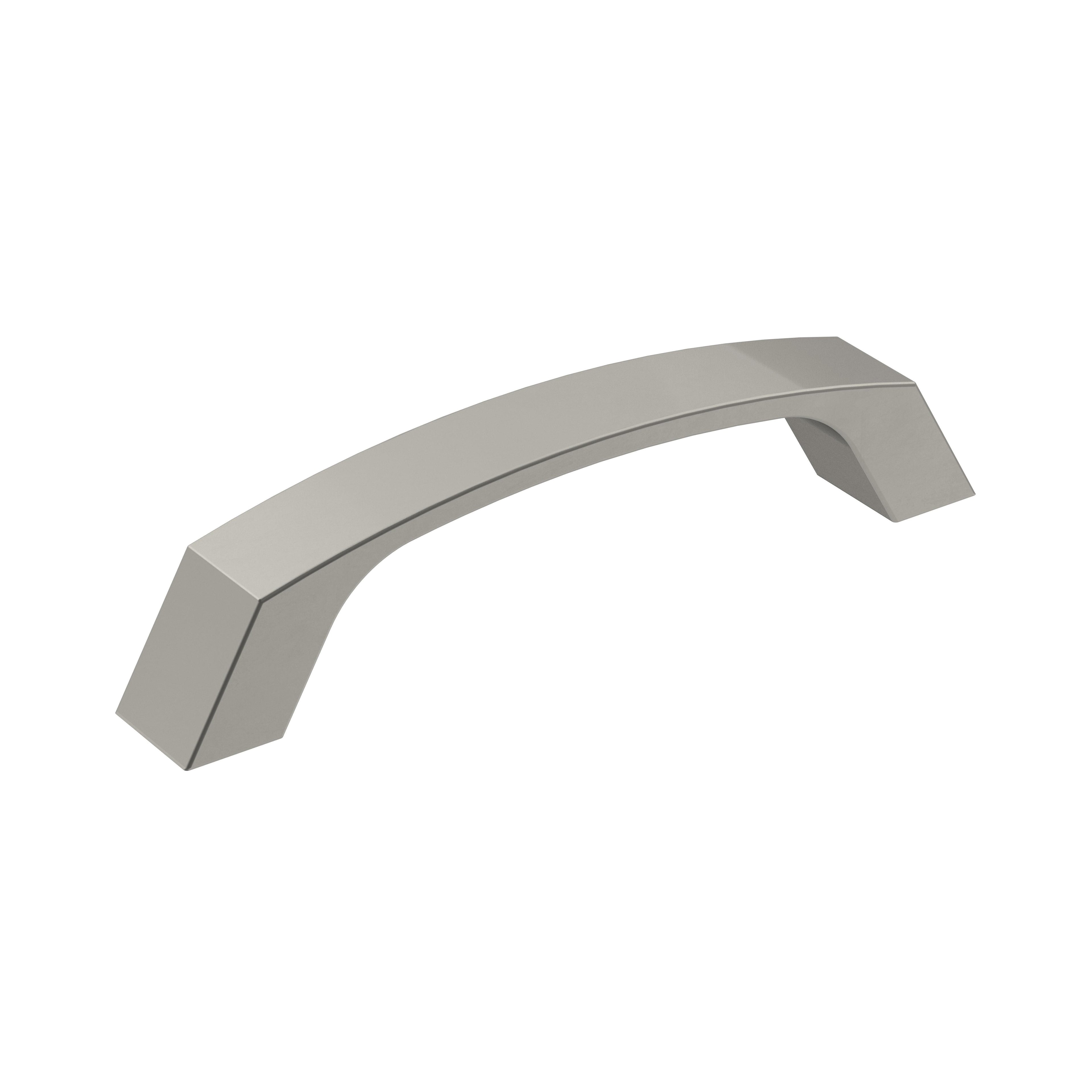 Premise 3-3/4 inch (96mm) Center-to-Center Satin Nickel Cabinet Pull