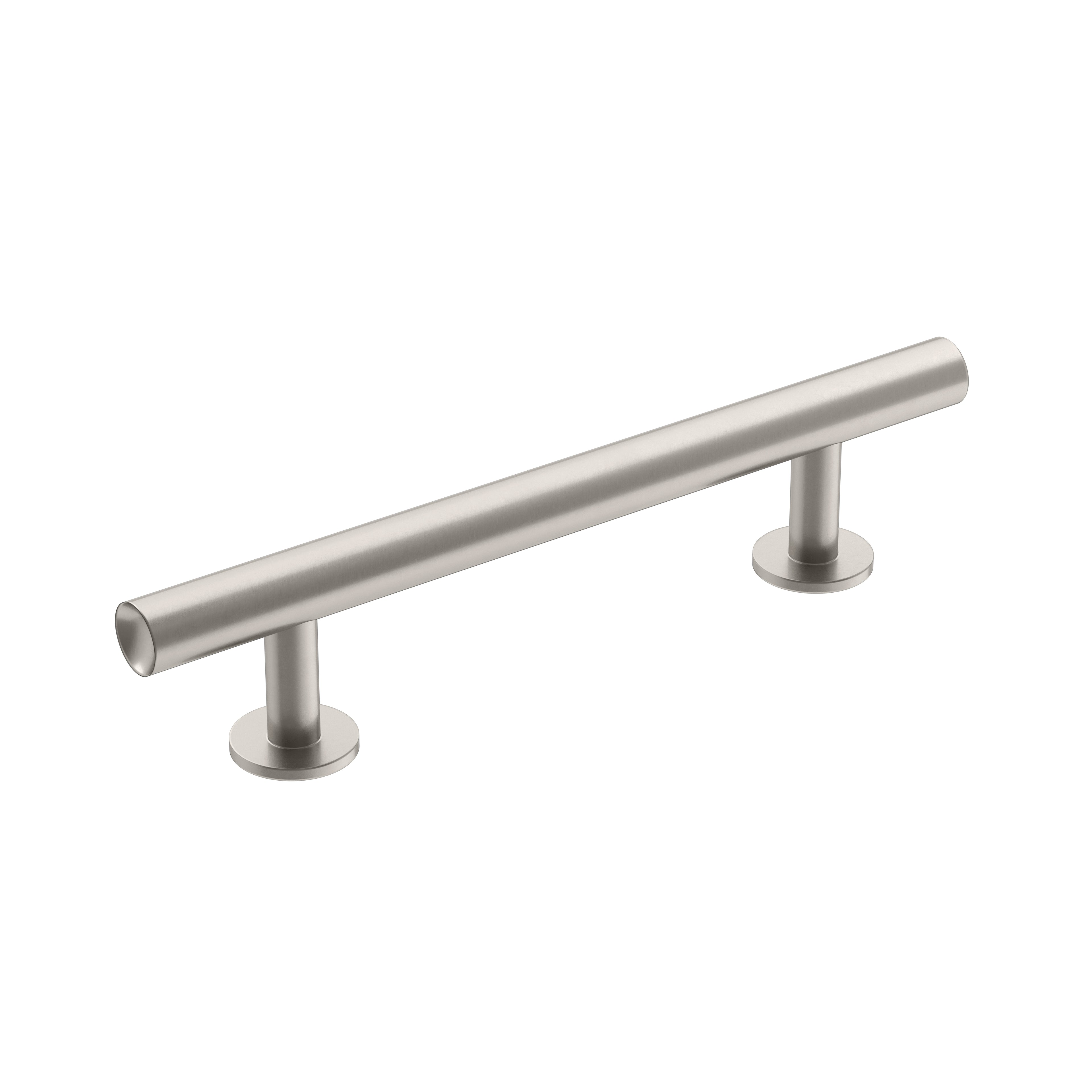 Radius 3-3/4 inch (96mm) Center-to-Center Satin Nickel Cabinet Pull