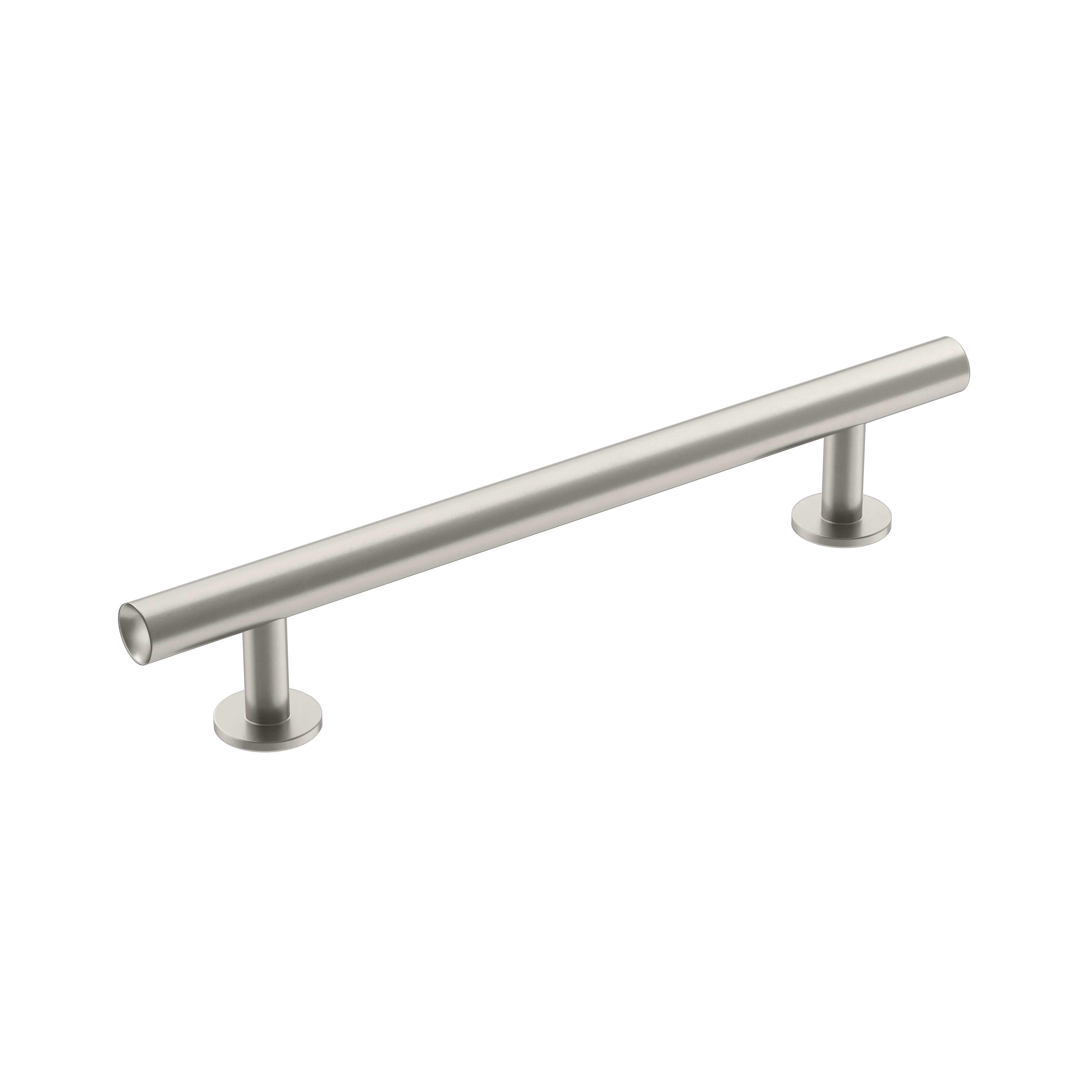 Radius 5-1/16 inch (128mm) Center-to-Center Satin Nickel Cabinet Pull