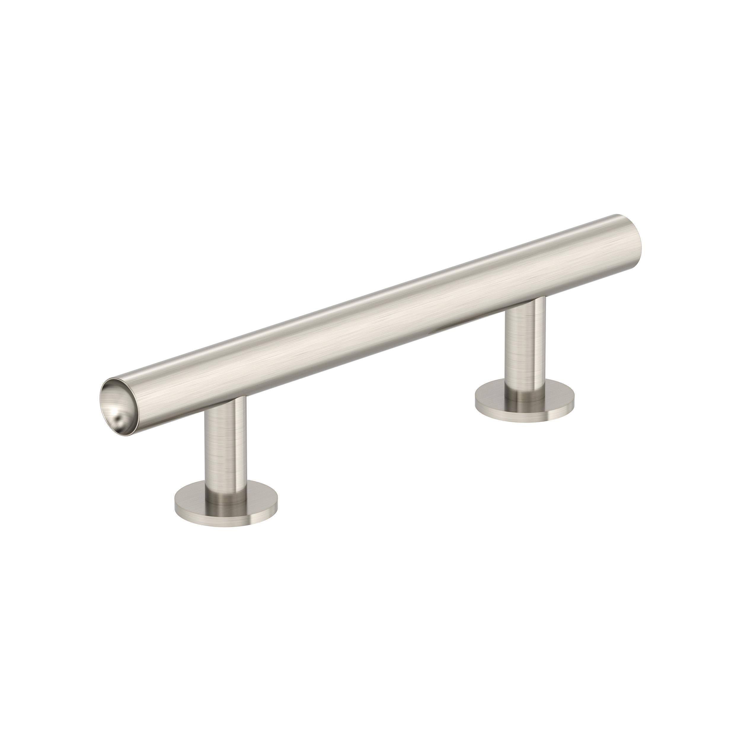 Radius 3 inch (76mm) Center-to-Center Satin Nickel Cabinet Pull
