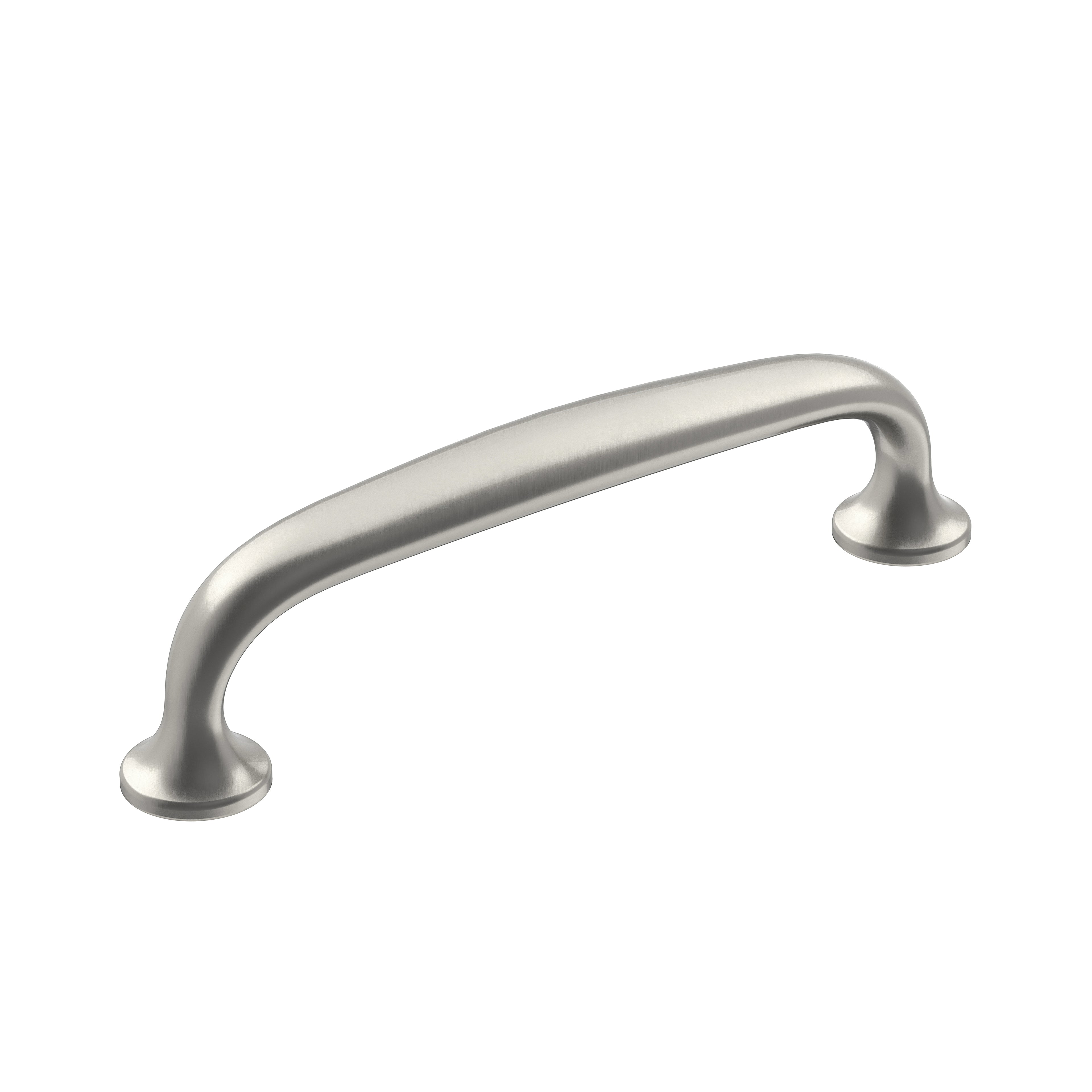 Renown 3-3/4 inch (96mm) Center-to-Center Satin Nickel Cabinet Pull