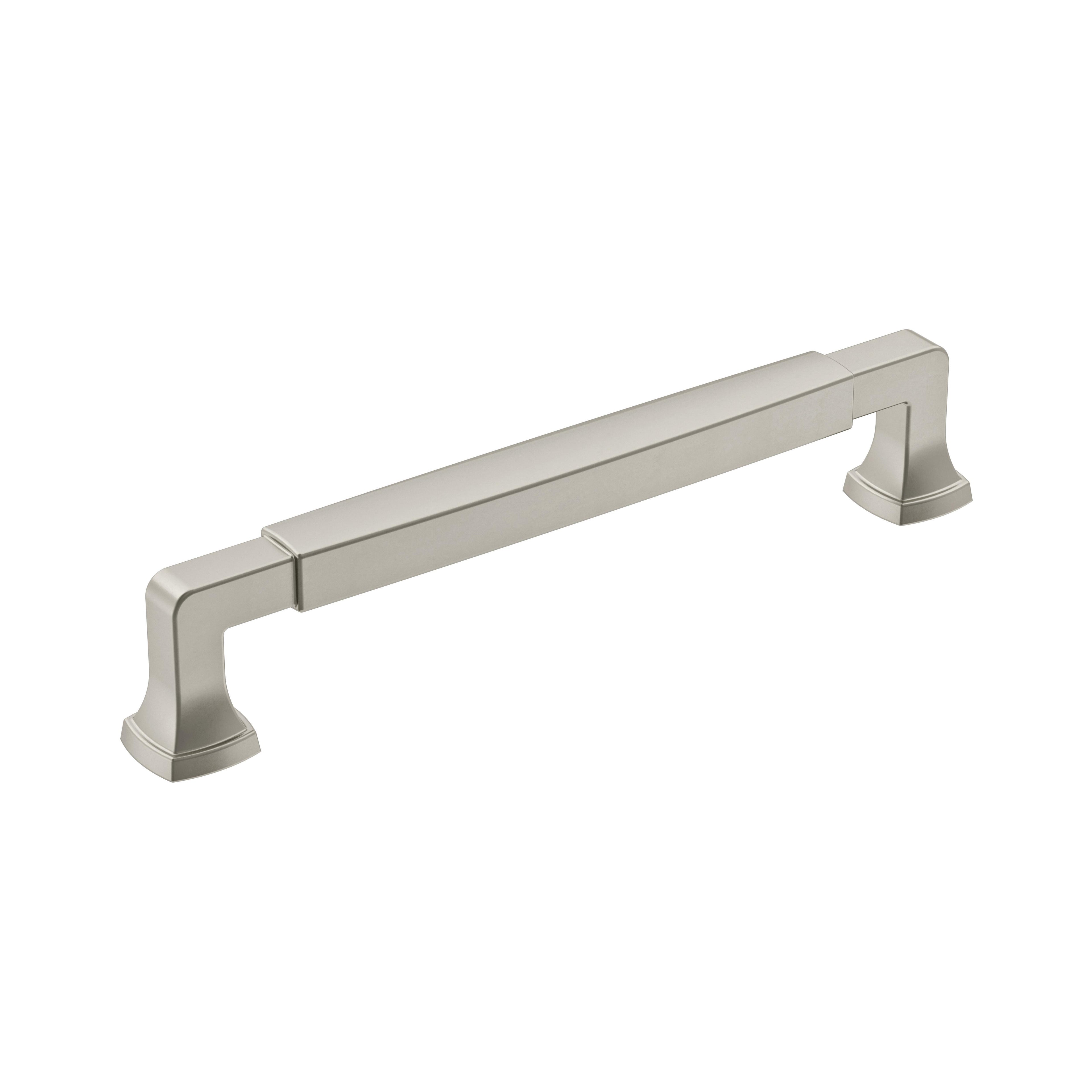 Stature 6-5/16 inch (160mm) Center-to-Center Satin Nickel Cabinet Pull