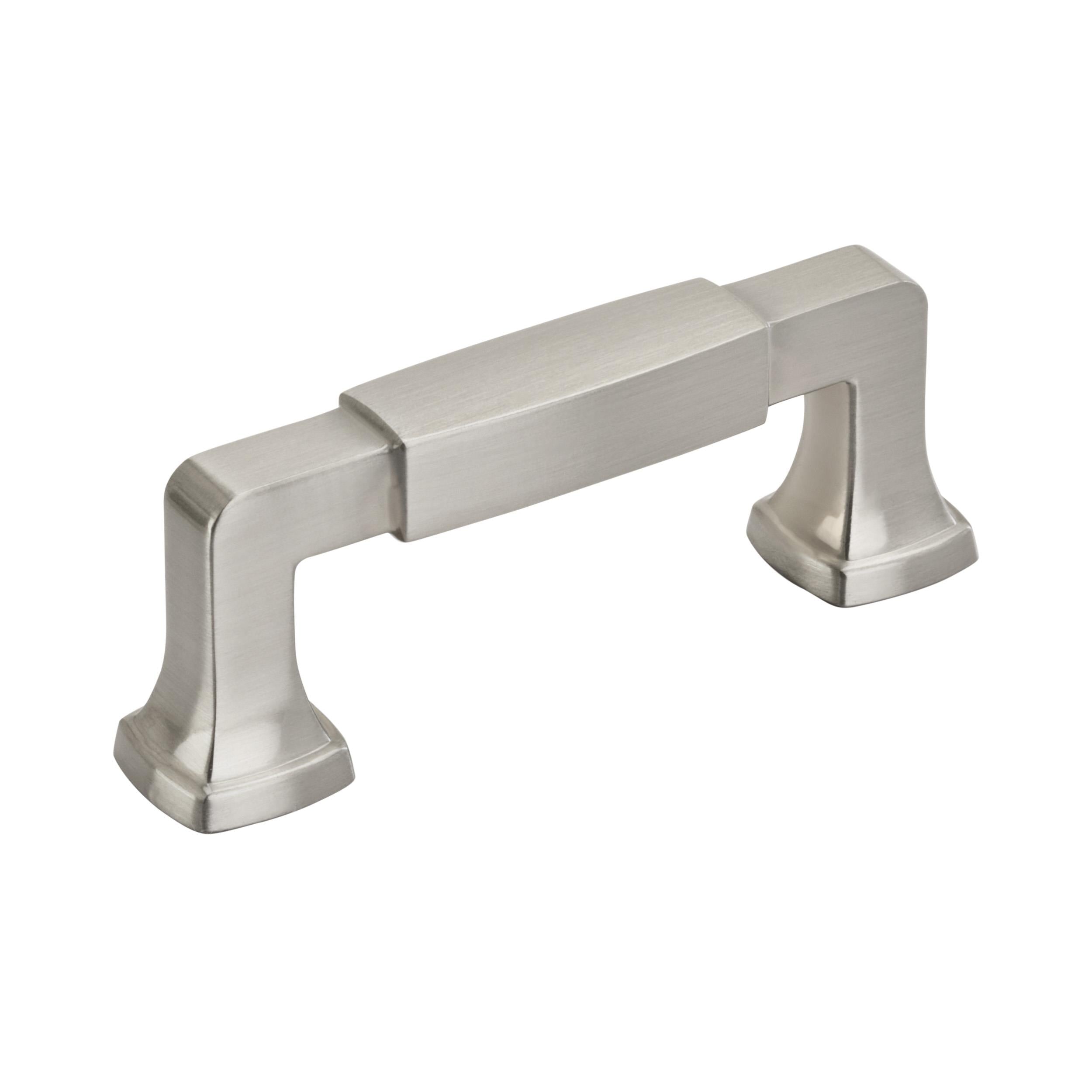 Stature 3 inch (76mm) Center-to-Center Satin Nickel Cabinet Pull