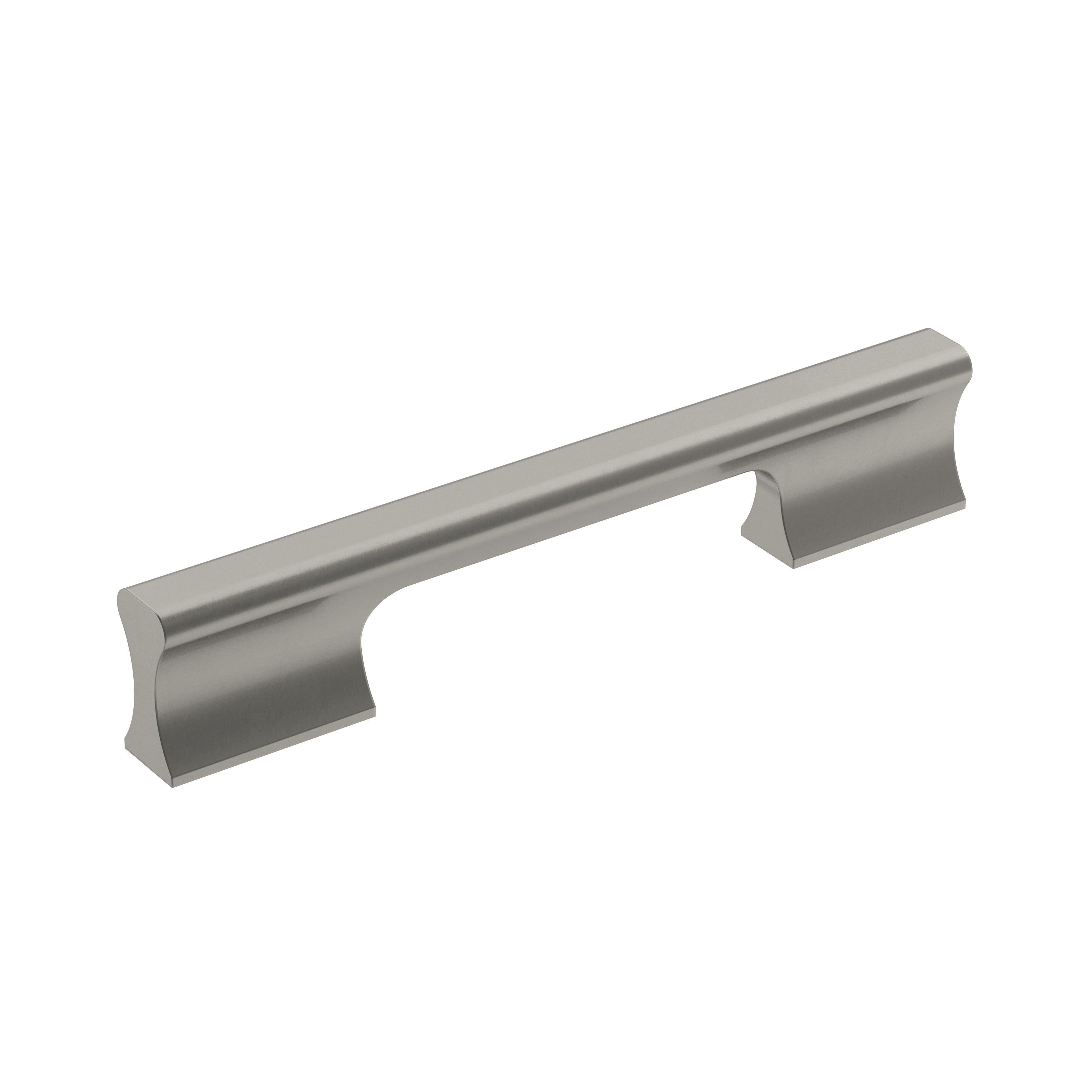 Status 5-1/16 inch (128mm) Center-to-Center Satin Nickel Cabinet Pull