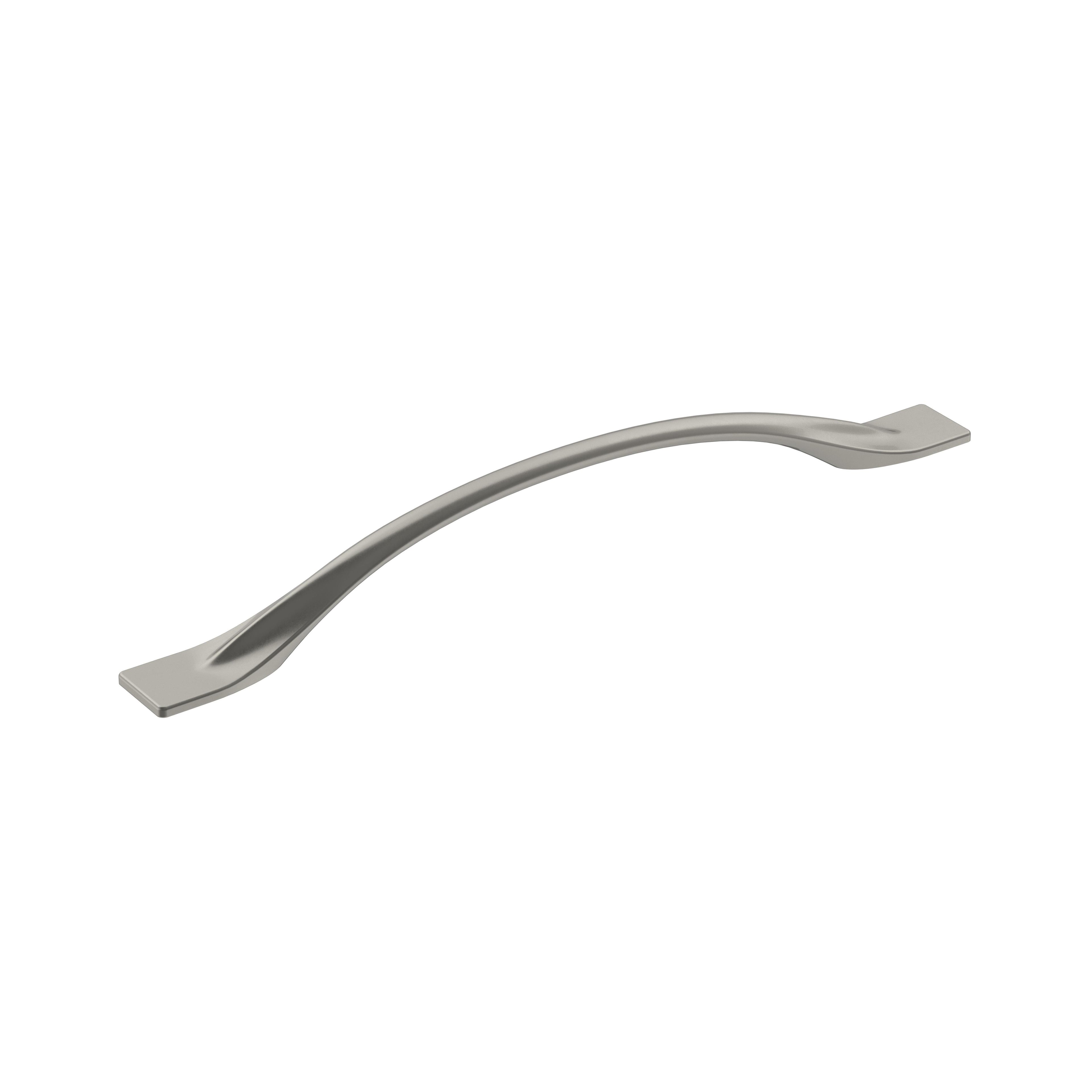 Uprise 7-9/16 inch (192mm) Center-to-Center Satin Nickel Cabinet Pull