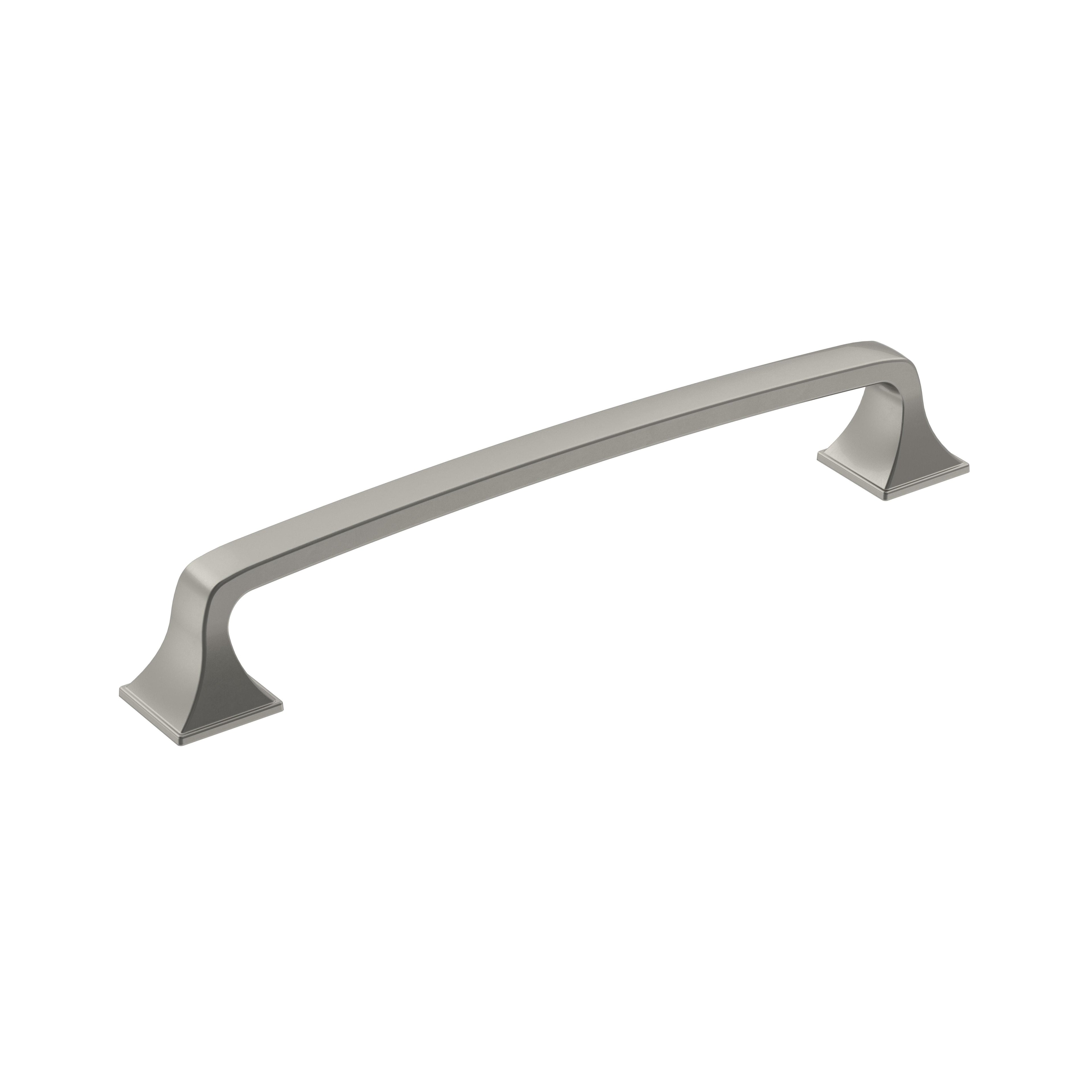 Ville 6-5/16 inch (160mm) Center-to-Center Satin Nickel Cabinet Pull
