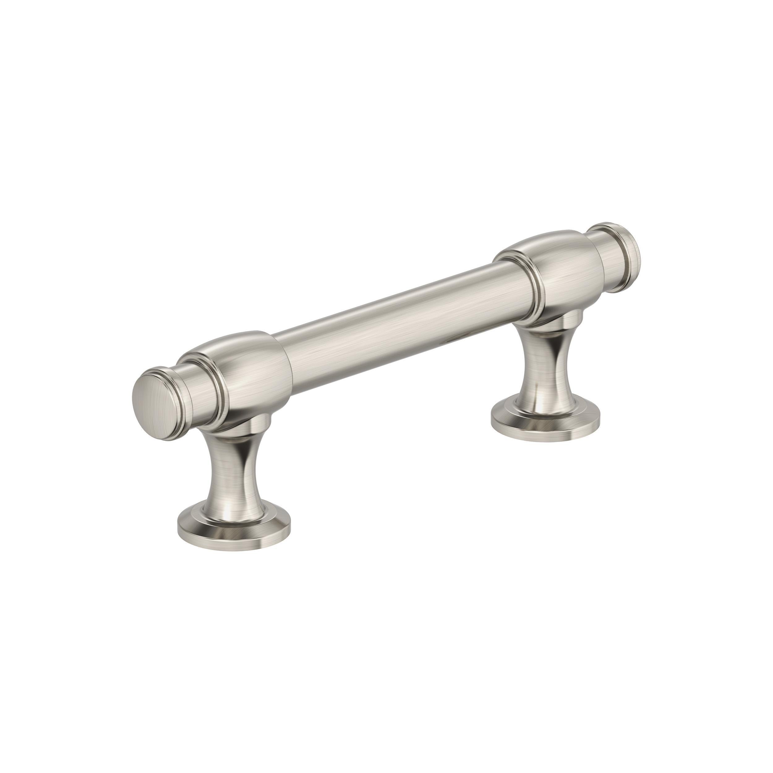 Winsome 3 inch (76mm) Center-to-Center Satin Nickel Cabinet Pull