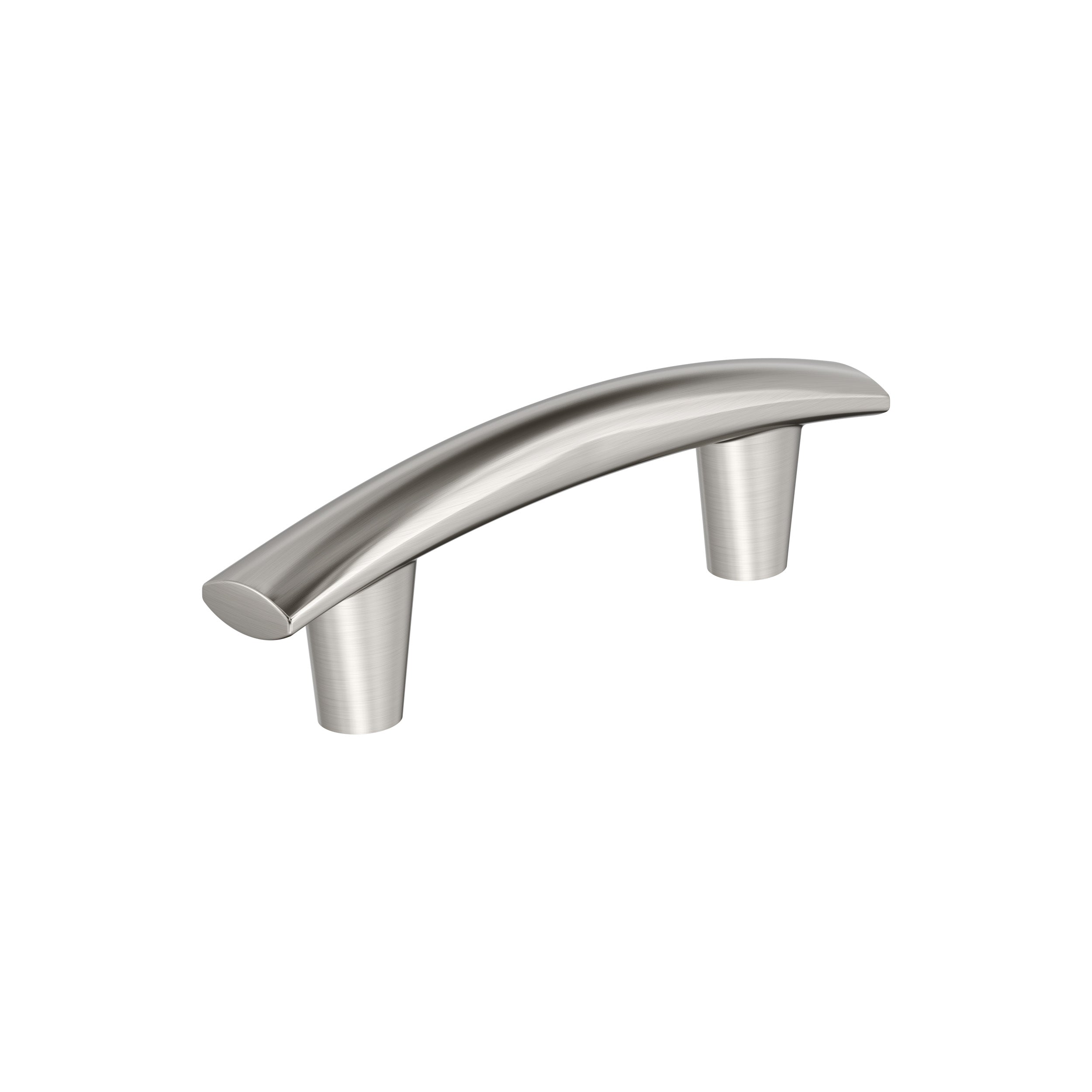 Willow 3 inch (76mm) Center-to-Center Satin Nickel Cabinet Pull