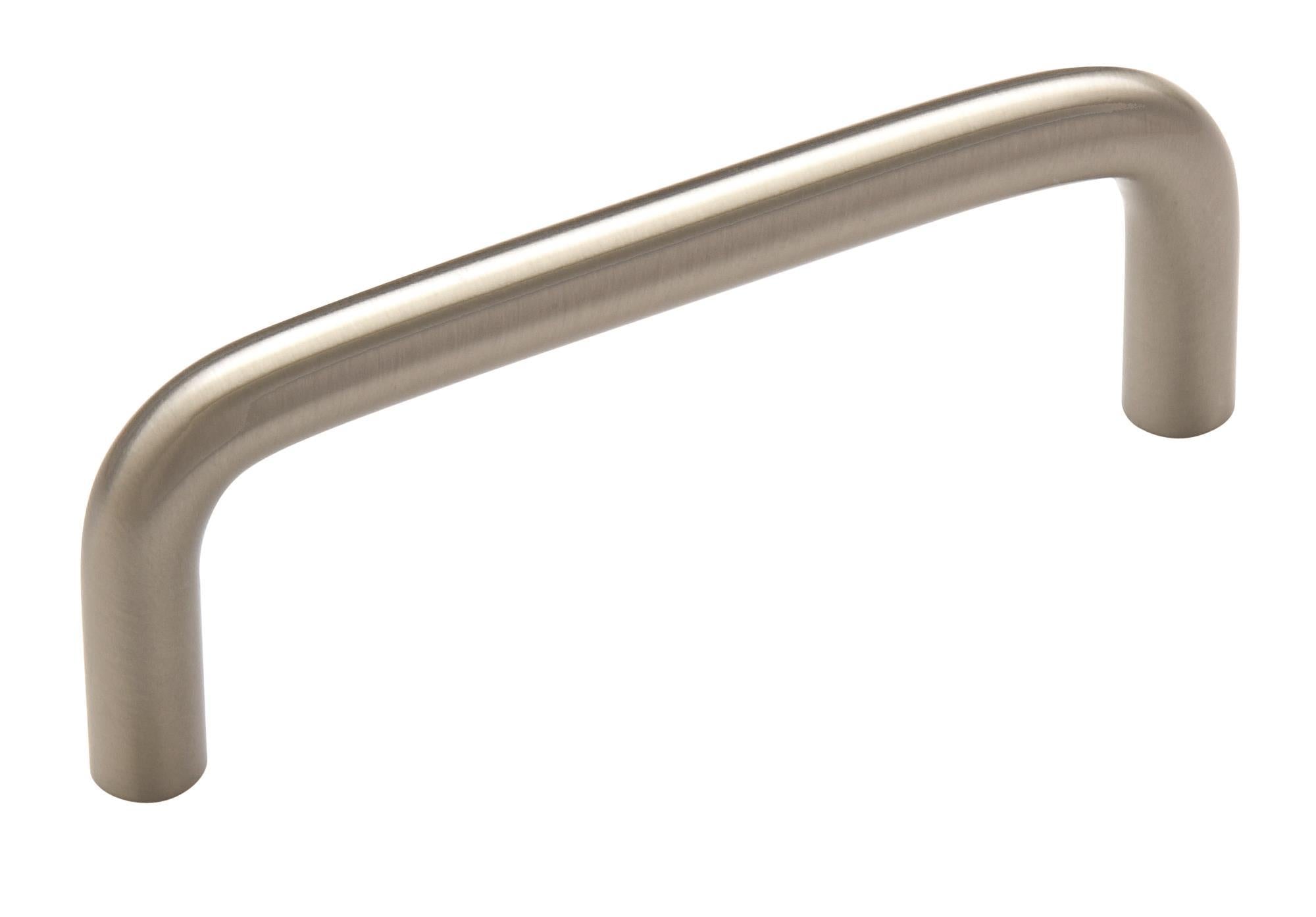 Wire Pulls 3 inch (76mm) Center-to-Center Satin Nickel Cabinet Pull