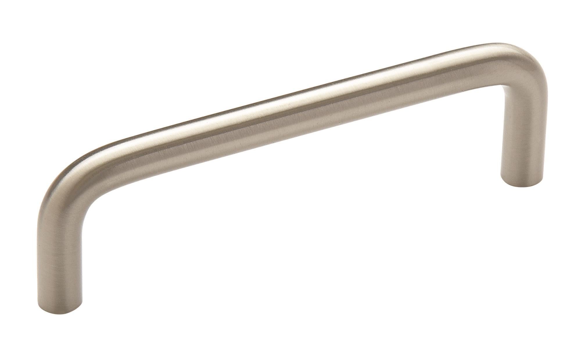 Wire Pulls 3-1/2 inch (89mm) Center-to-Center Satin Nickel Cabinet Pull