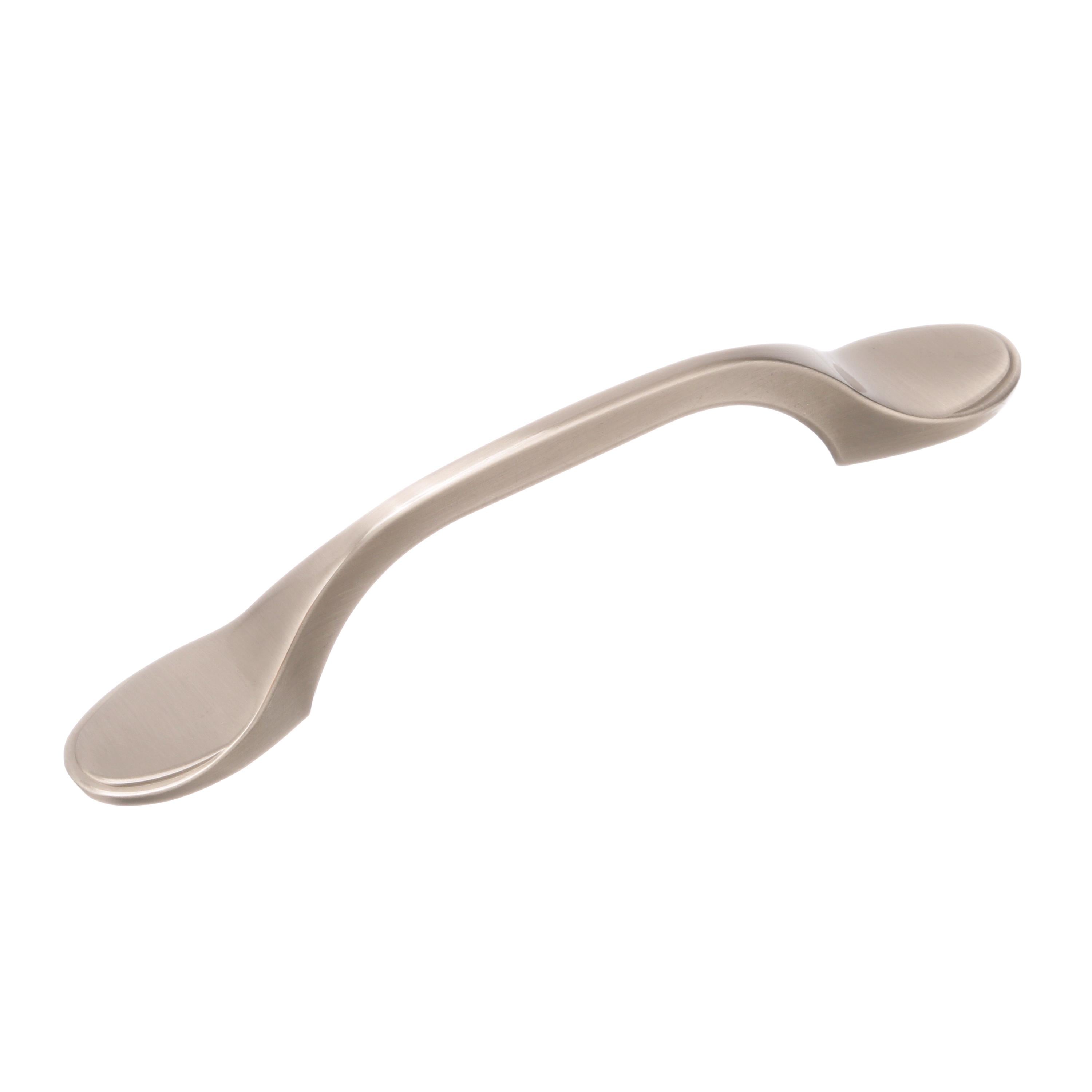 Ravino 3 inch (76mm) Center-to-Center Satin Nickel Cabinet Pull