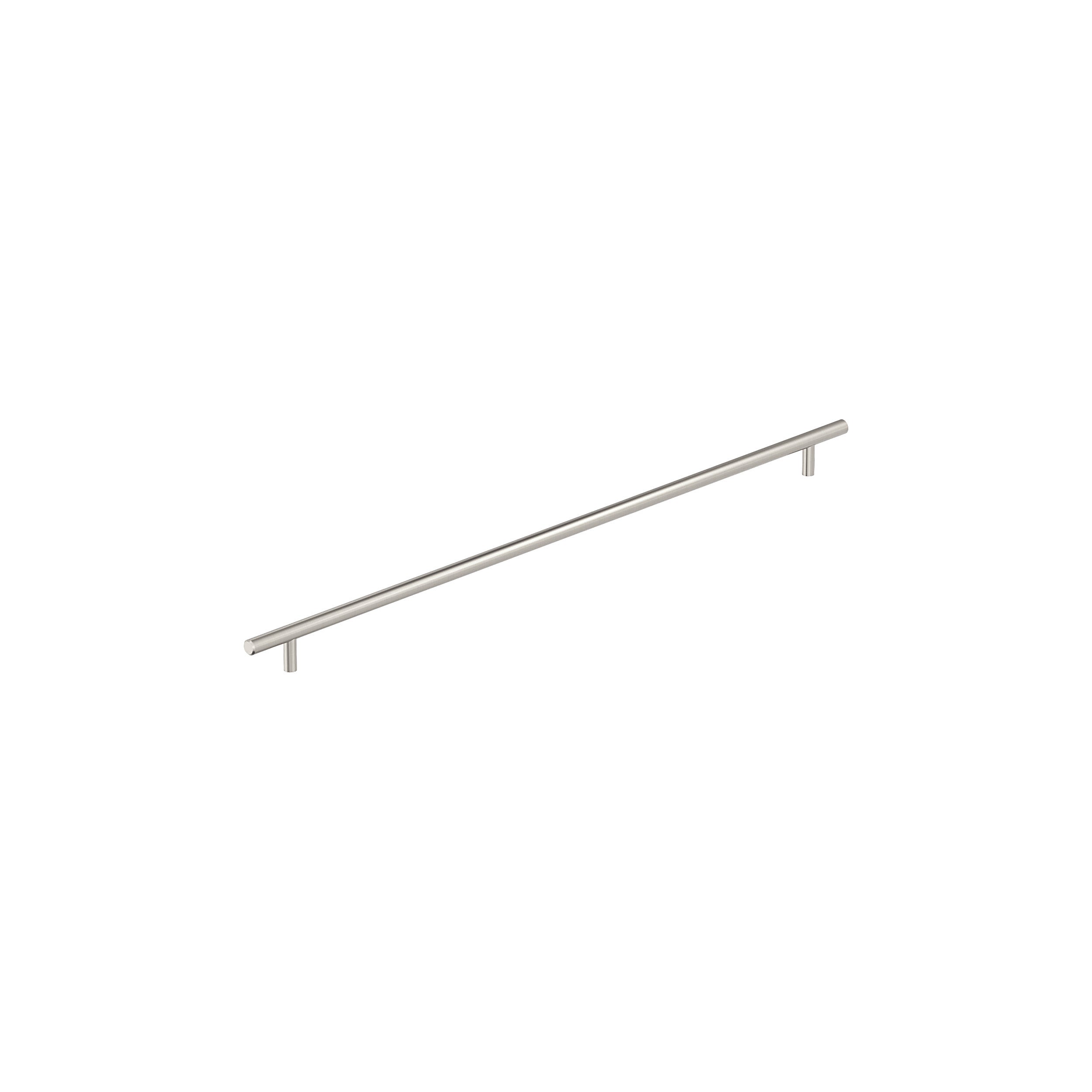 Bar Pulls 21-7/16 inch (544mm) Center-to-Center Satin Nickel Cabinet Pull