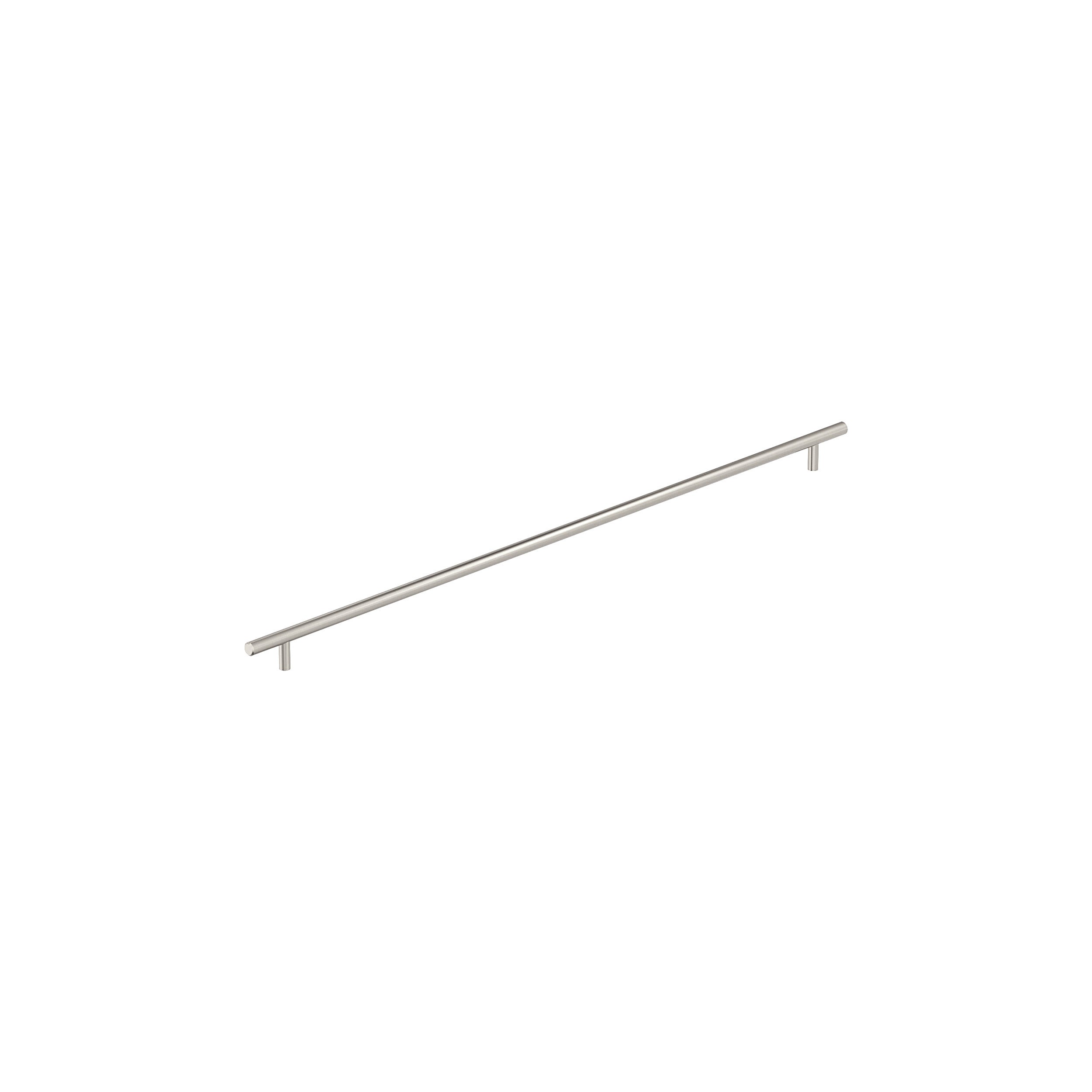 Bar Pulls 25-3/16 inch (640mm) Center-to-Center Satin Nickel Cabinet Pull