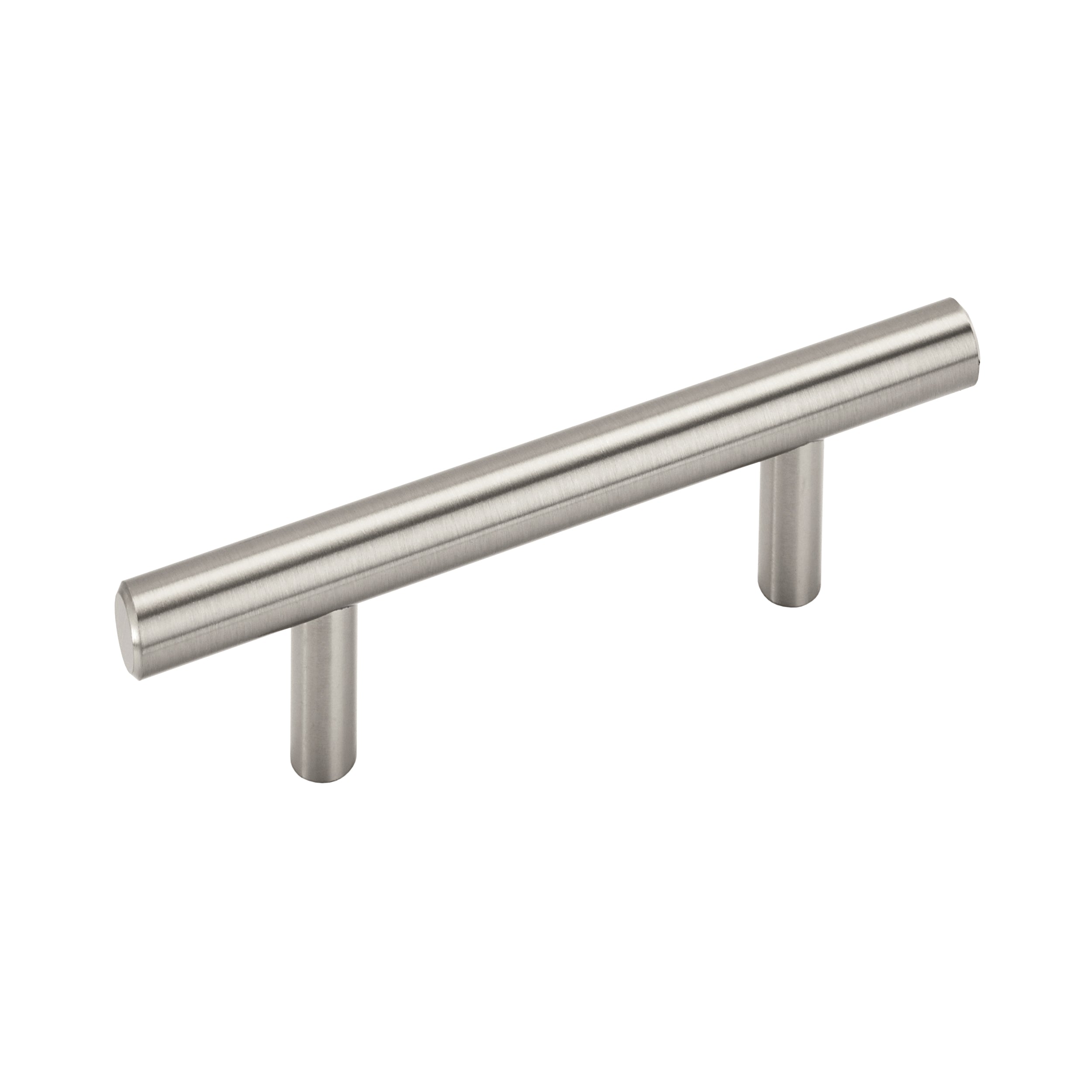 Bar Pulls 3 inch (76mm) Center-to-Center Satin Nickel Cabinet Pull