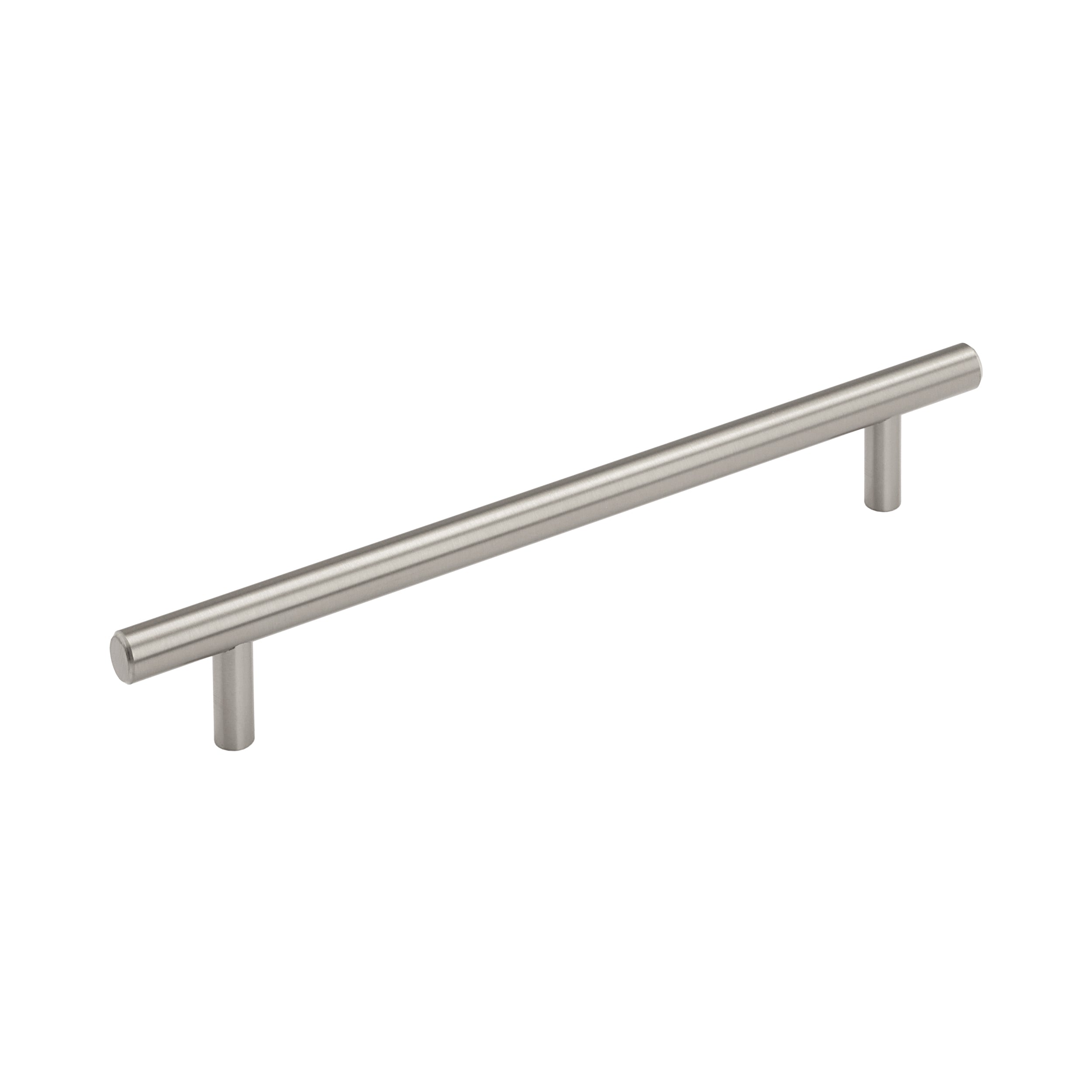 Bar Pulls 7-9/16 inch (192mm) Center-to-Center Satin Nickel Cabinet Pull
