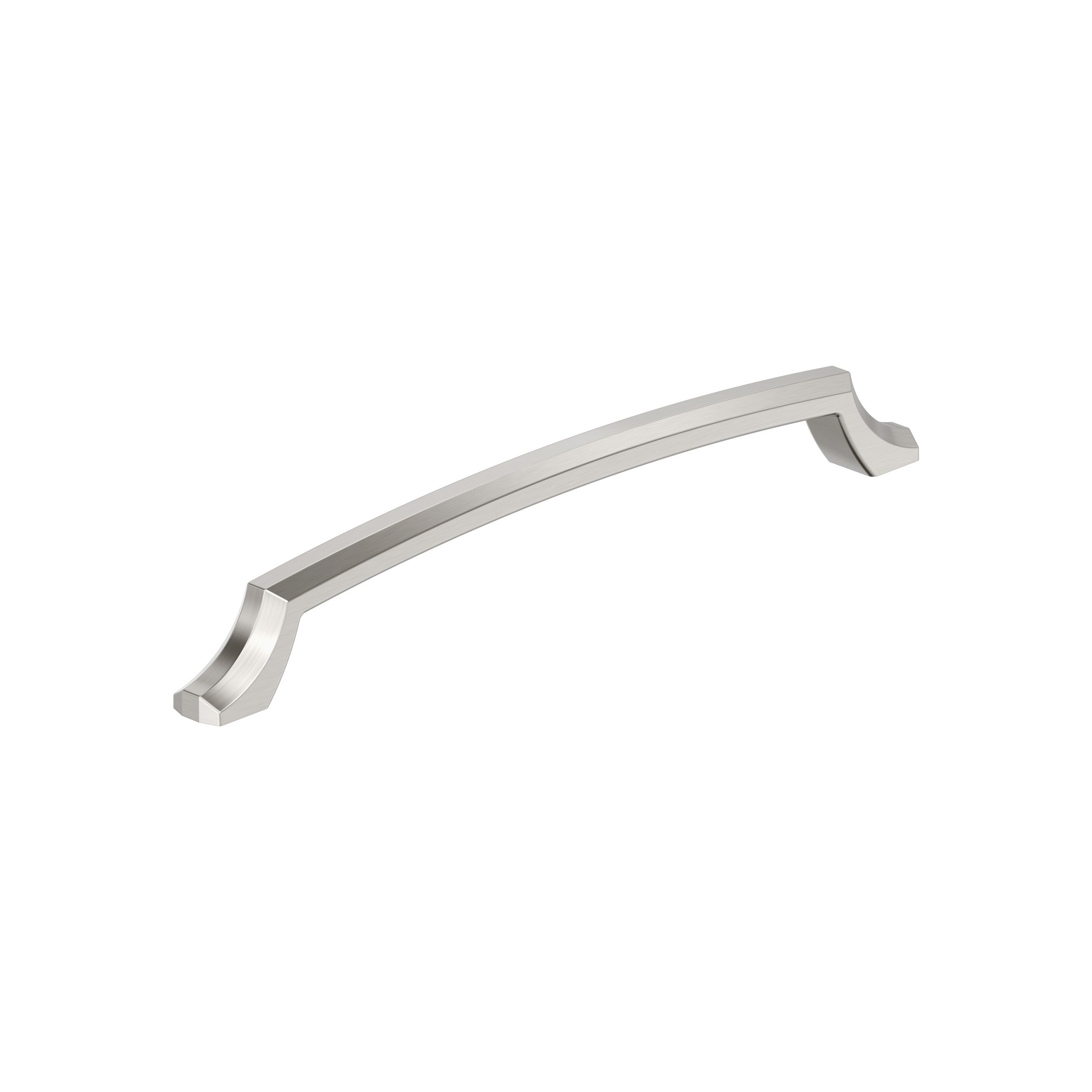 Bellamy 8-13/16 inch (224mm) Center-to-Center Satin Nickel Cabinet Pull