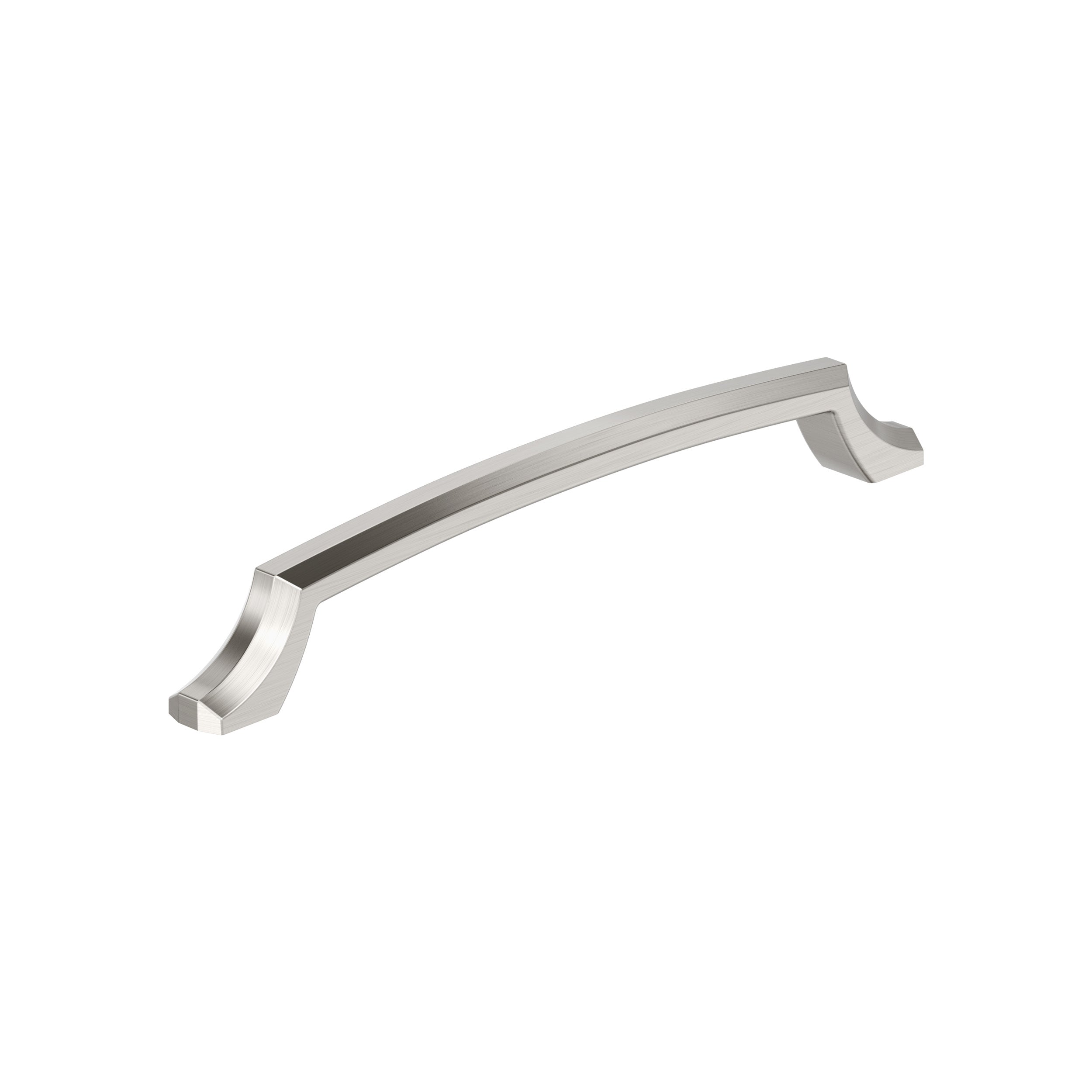 Bellamy 7-9/16 inch (192mm) Center-to-Center Satin Nickel Cabinet Pull