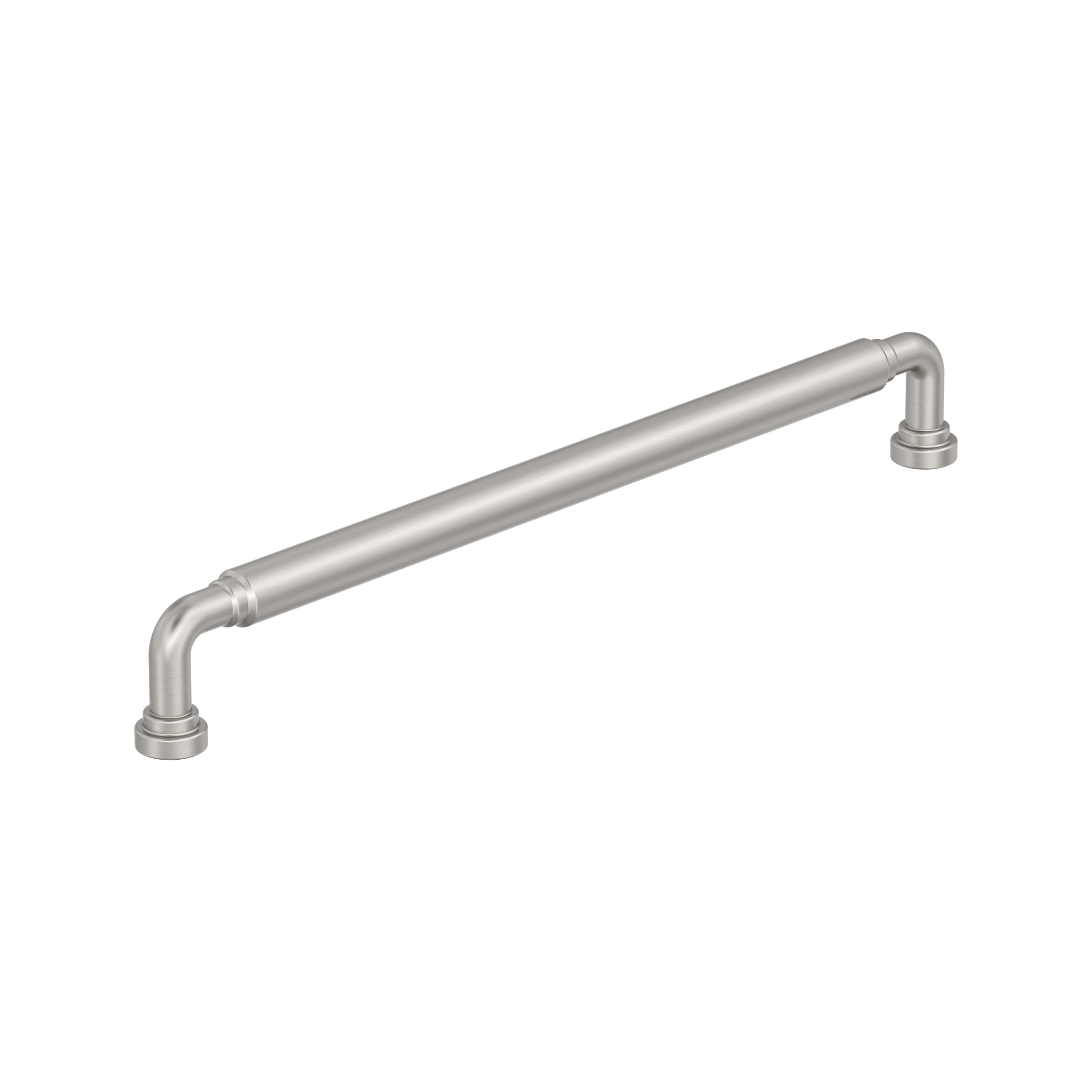 Coble 10-1/16 inch (256mm) Center-to-Center Satin Nickel Cabinet Pull