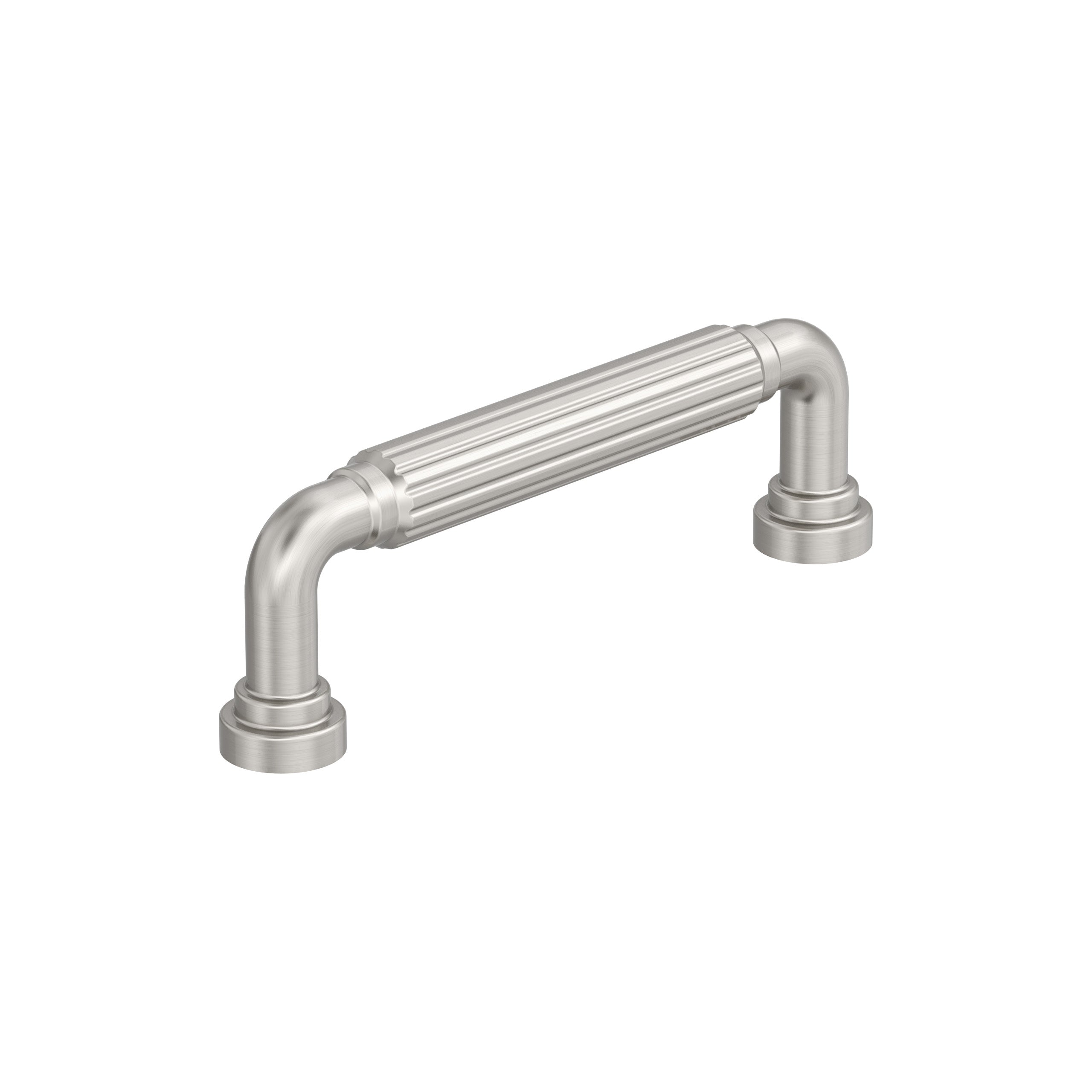 Cowrie 3-3/4 inch (96mm) Center-to-Center Satin Nickel Cabinet Pull