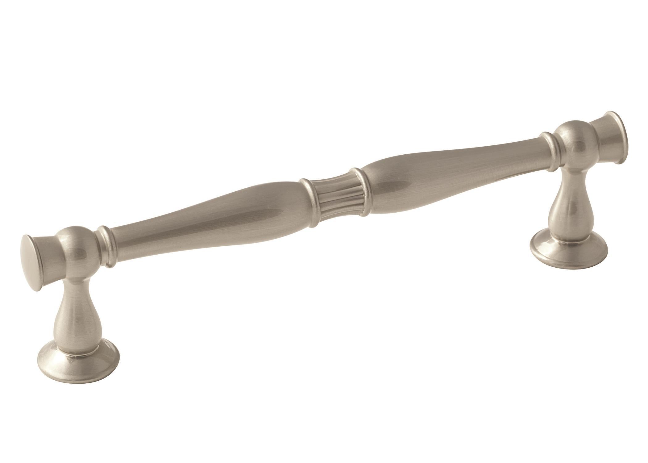 Crawford 5-1/16 inch (128mm) Center-to-Center Satin Nickel Cabinet Pull