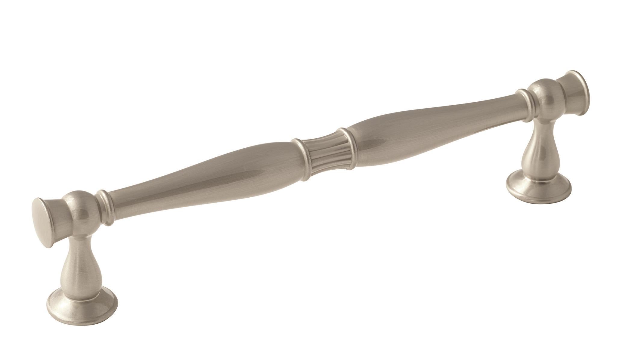 Crawford 6-5/16 inch (160mm) Center-to-Center Satin Nickel Cabinet Pull