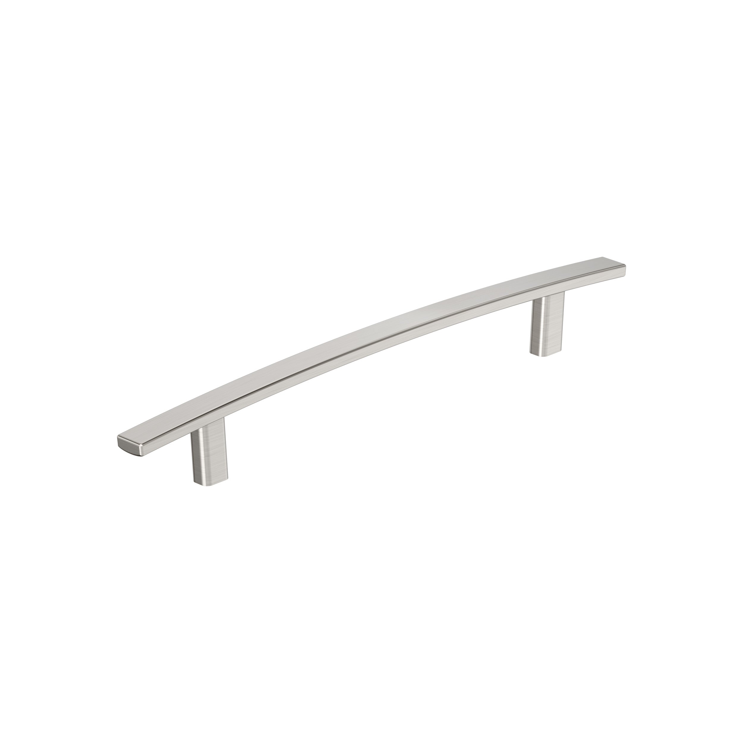 Cyprus 7-9/16 inch (192mm) Center-to-Center Satin Nickel Cabinet Pull