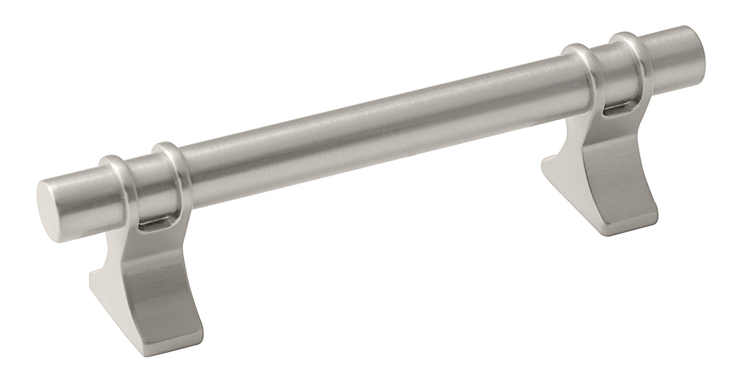 Davenport 3-3/4 inch (96mm) Center-to-Center Satin Nickel Cabinet Pull