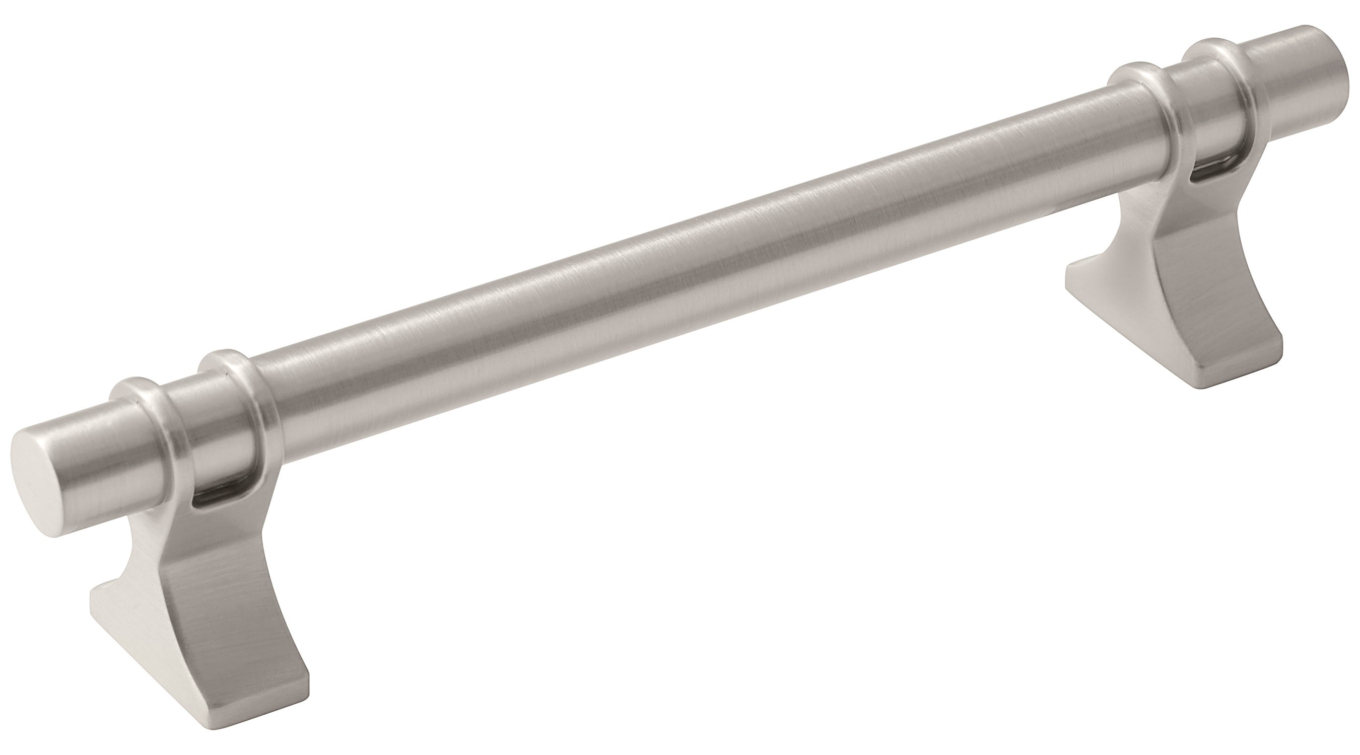 Davenport 5-1/16 inch (128mm) Center-to-Center Satin Nickel Cabinet Pull