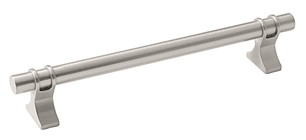 Davenport 6-5/16 inch (160mm) Center-to-Center Satin Nickel Cabinet Pull