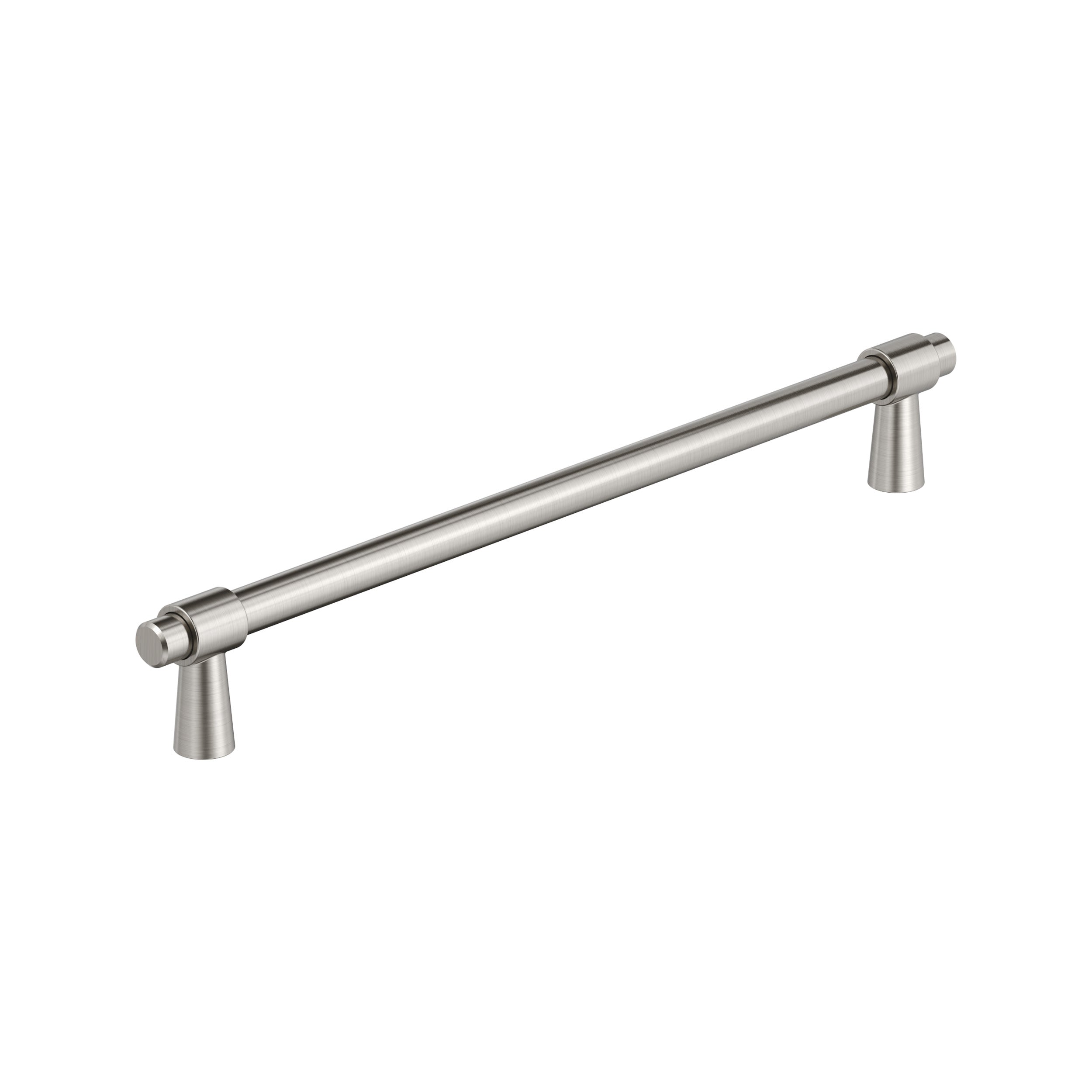 Destine 10-1/16 inch (256mm) Center-to-Center Satin Nickel Cabinet Pull