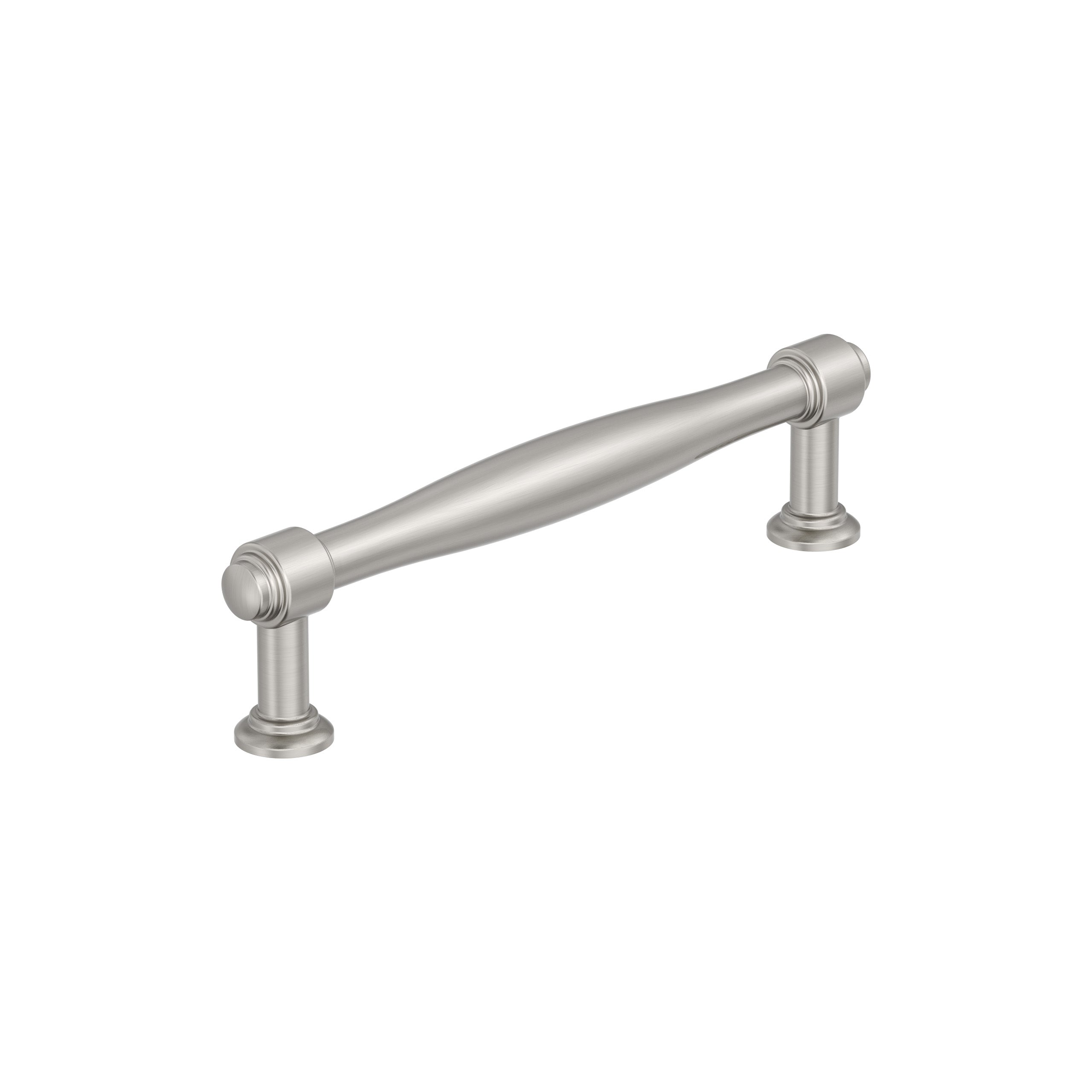 Enlivity 5-1/16 inch (128mm) Center-to-Center Satin Nickel Cabinet Pull