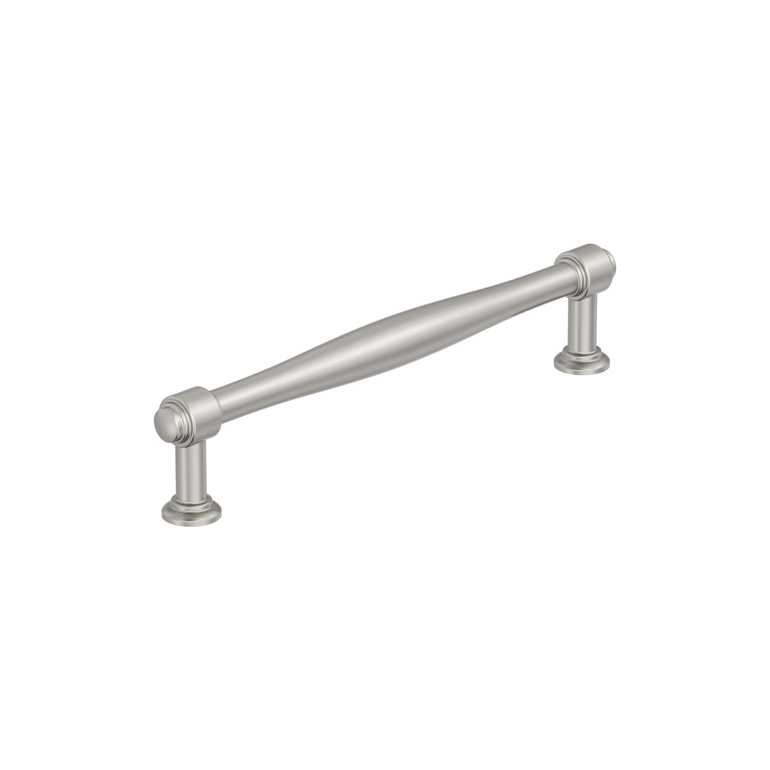 Enlivity 6-5/16 inch (160mm) Center-to-Center Satin Nickel Cabinet Pull