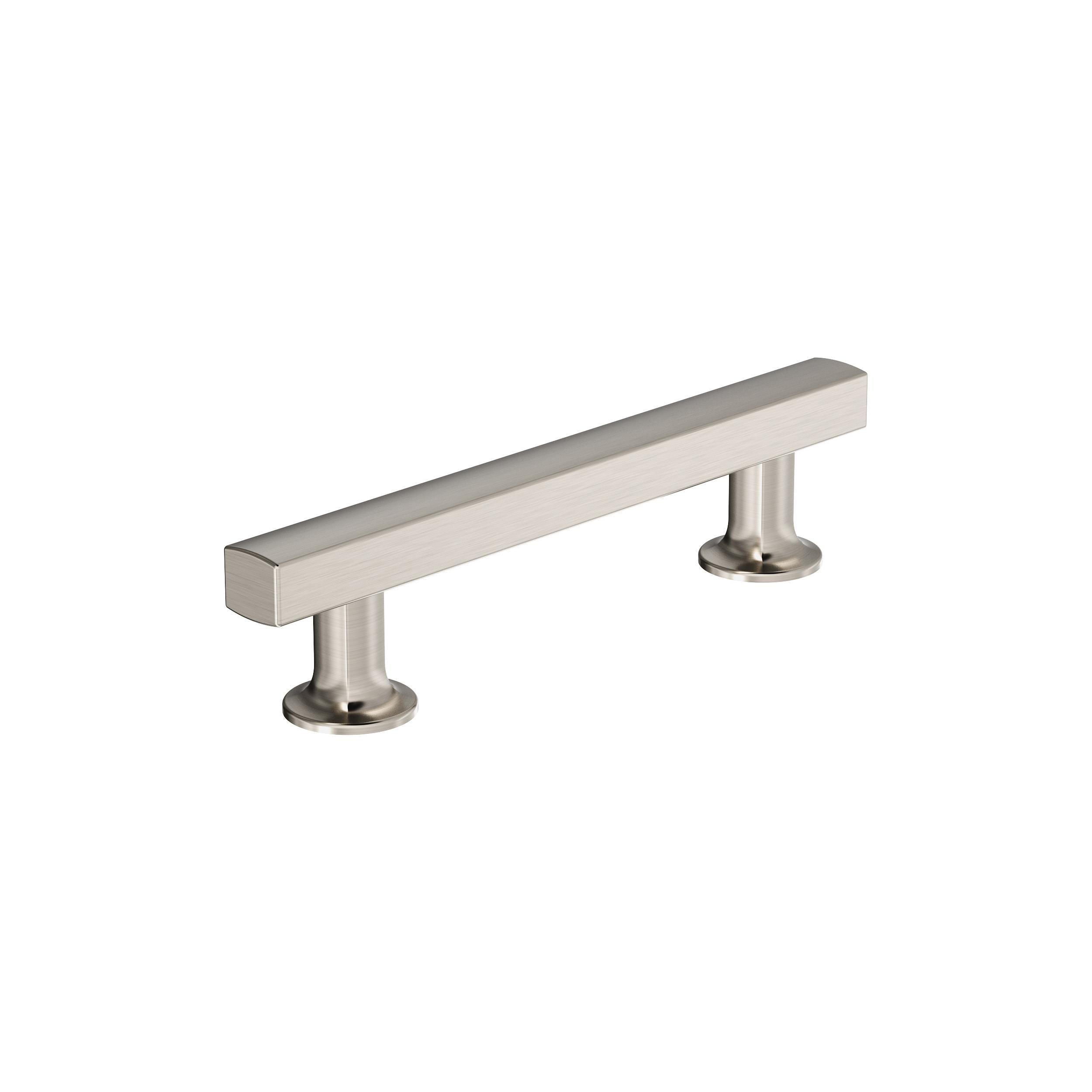 Everett 3-3/4 inch (96mm) Center-to-Center Satin Nickel Cabinet Pull