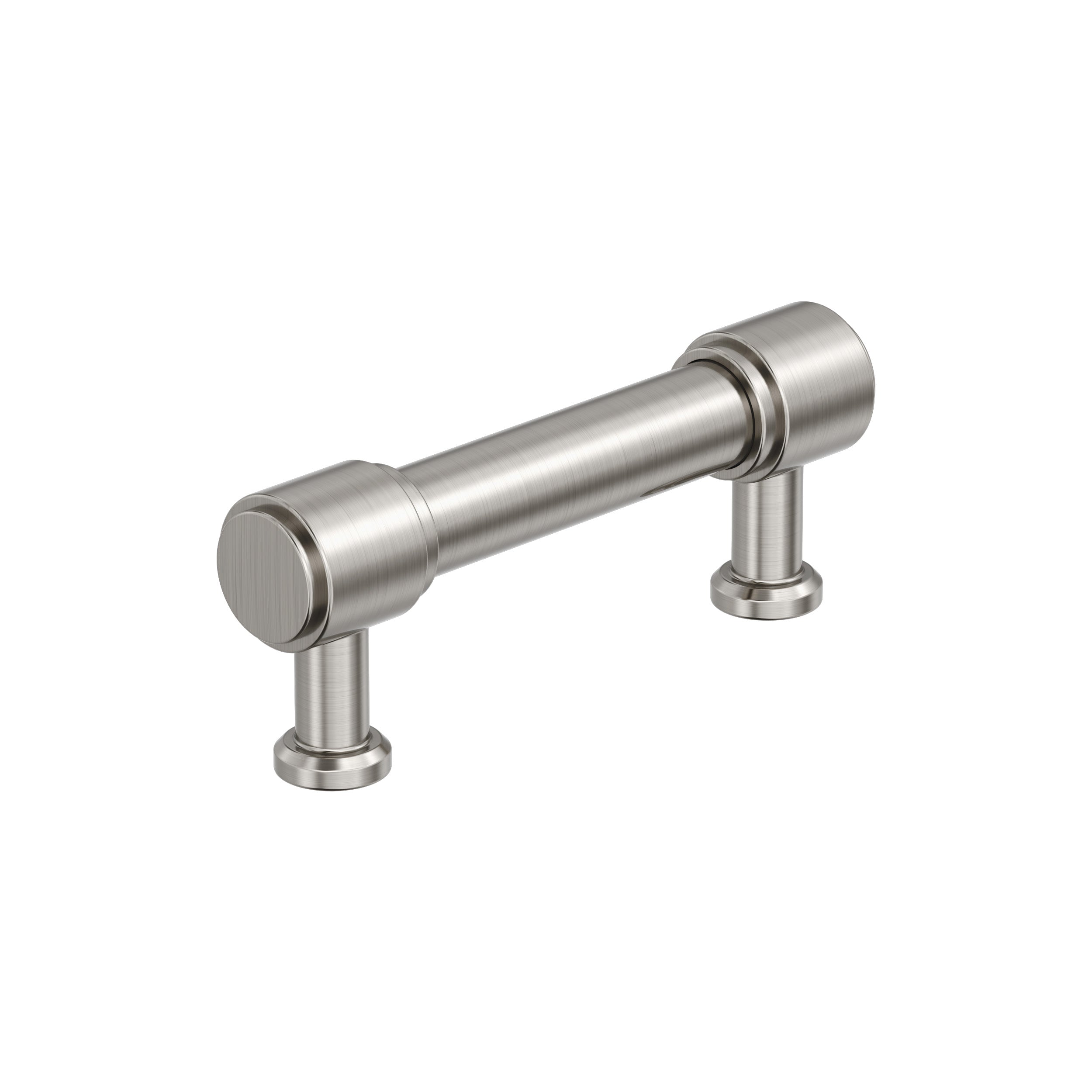 Faircrest 3 inch (76mm) Center-to-Center Satin Nickel Cabinet Pull