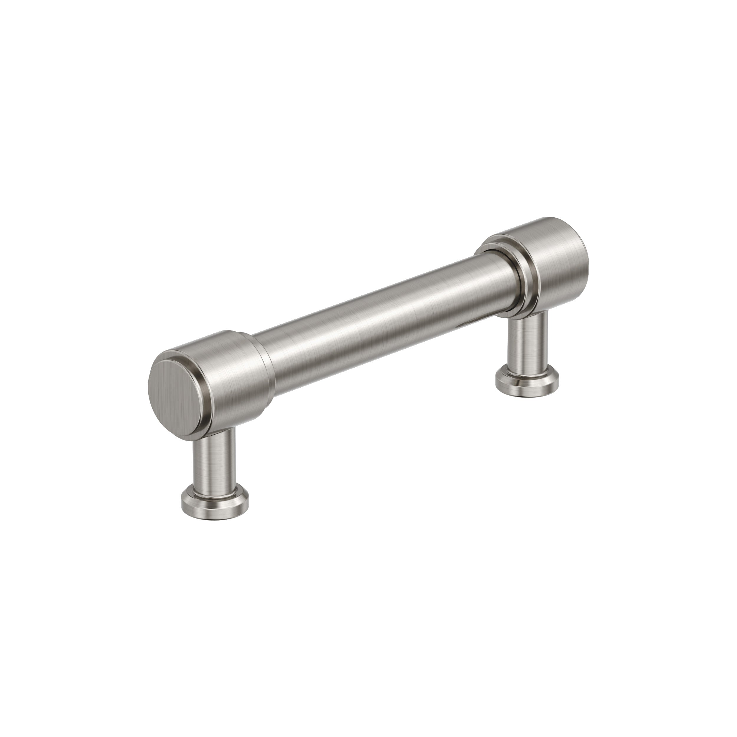 Faircrest 3-3/4 inch (96mm) Center-to-Center Satin Nickel Cabinet Pull