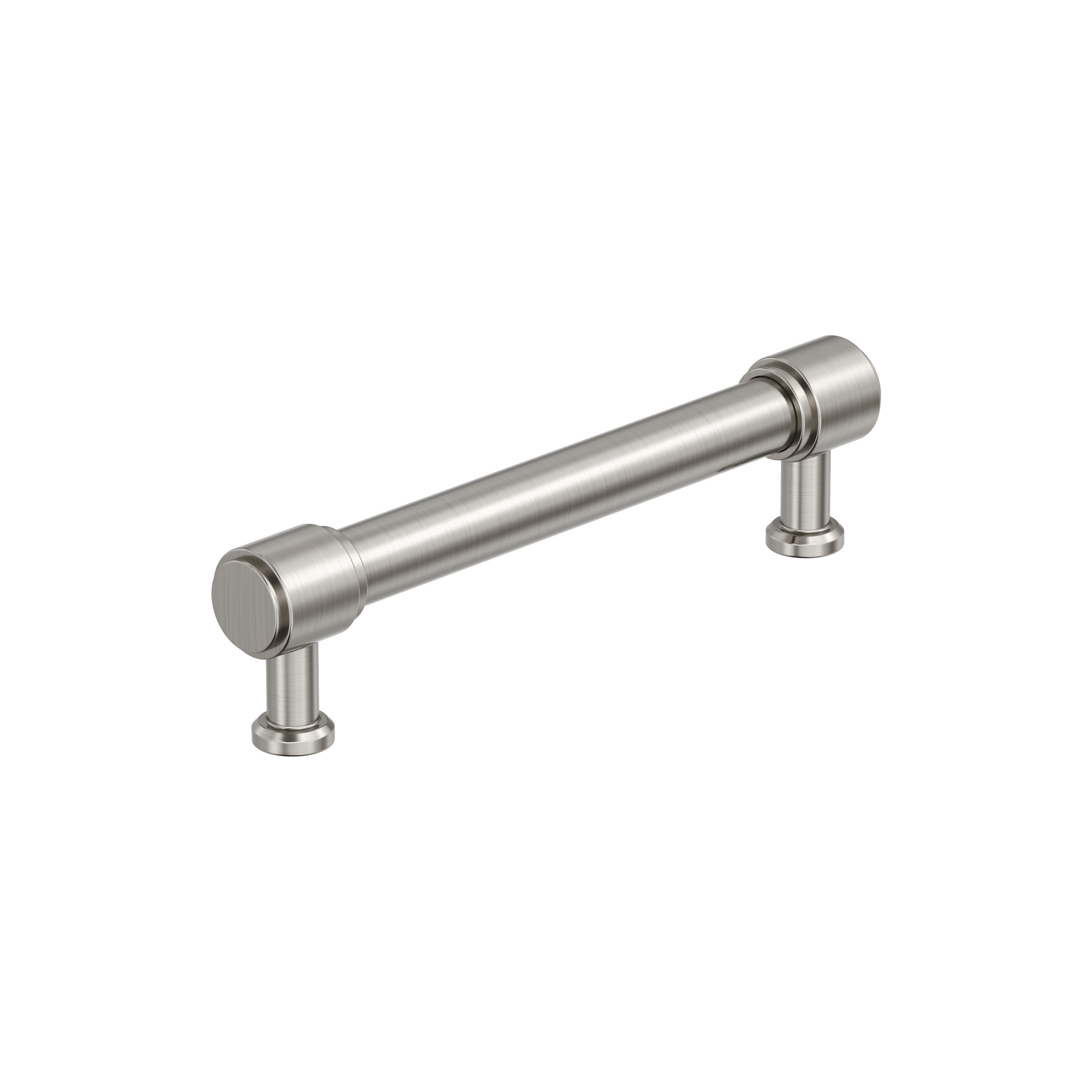 Faircrest 5-1/16 inch (128mm) Center-to-Center Satin Nickel Cabinet Pull