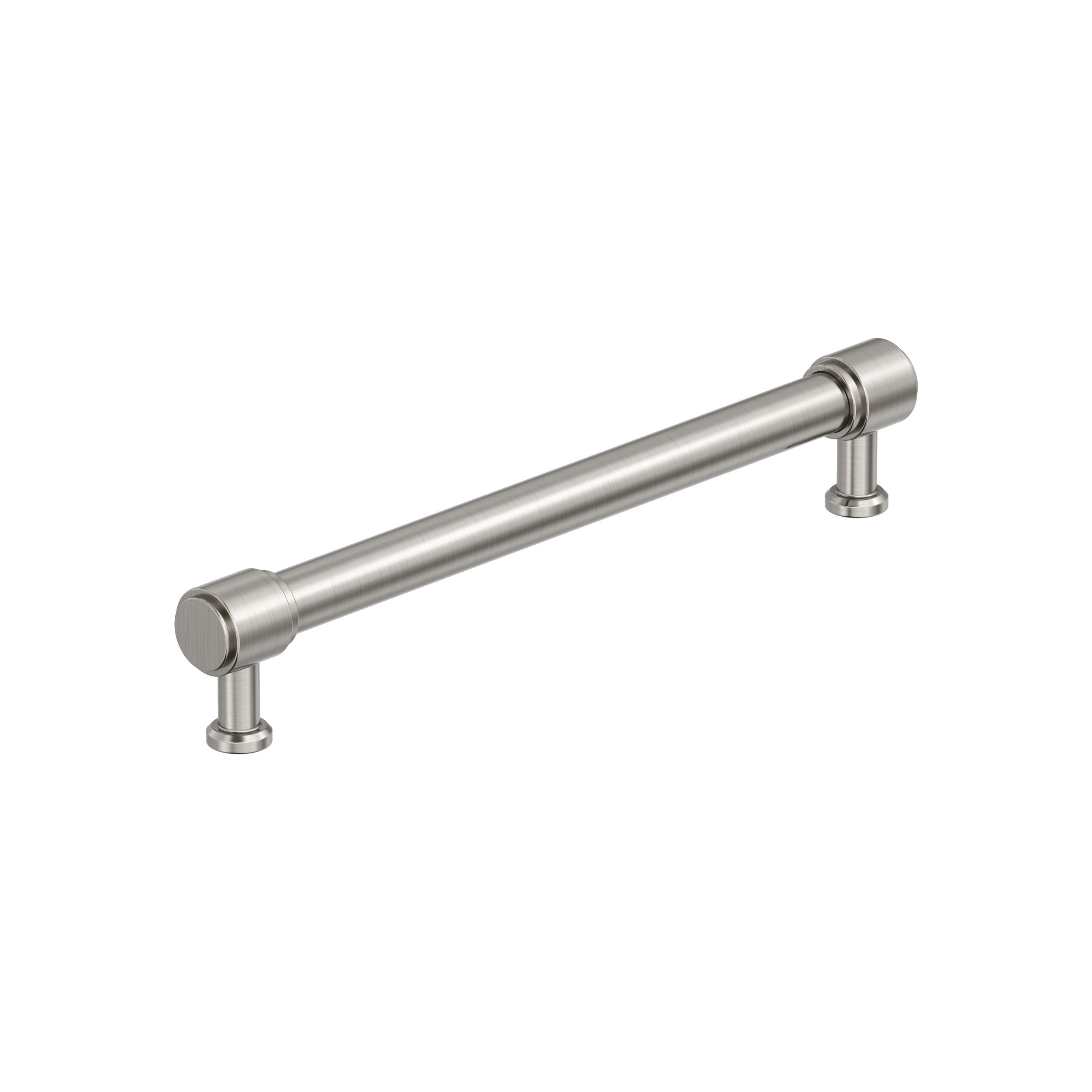 Faircrest 7-9/16 inch (192mm) Center-to-Center Satin Nickel Cabinet Pull
