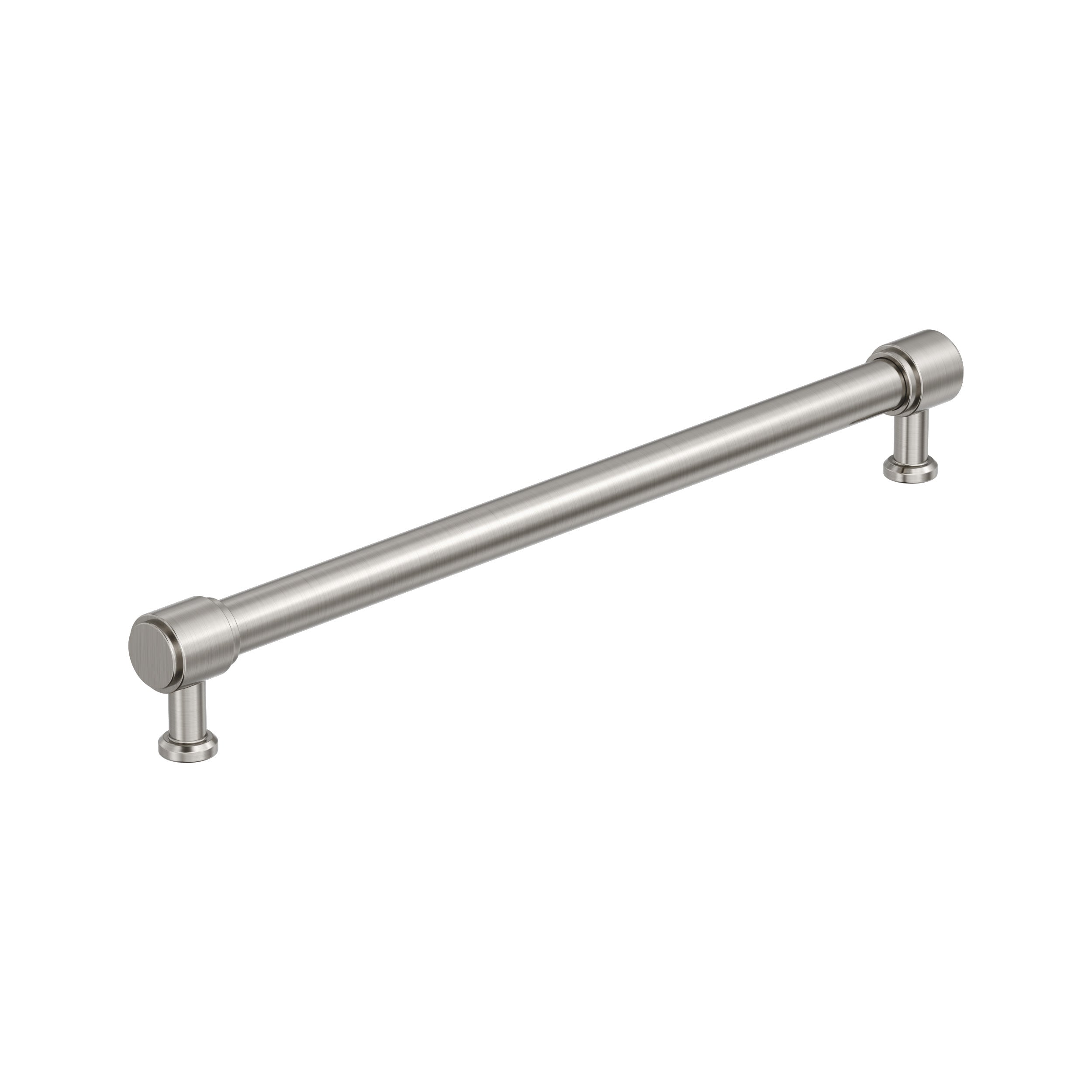 Faircrest 10-1/16 inch (256mm) Center-to-Center Satin Nickel Cabinet Pull