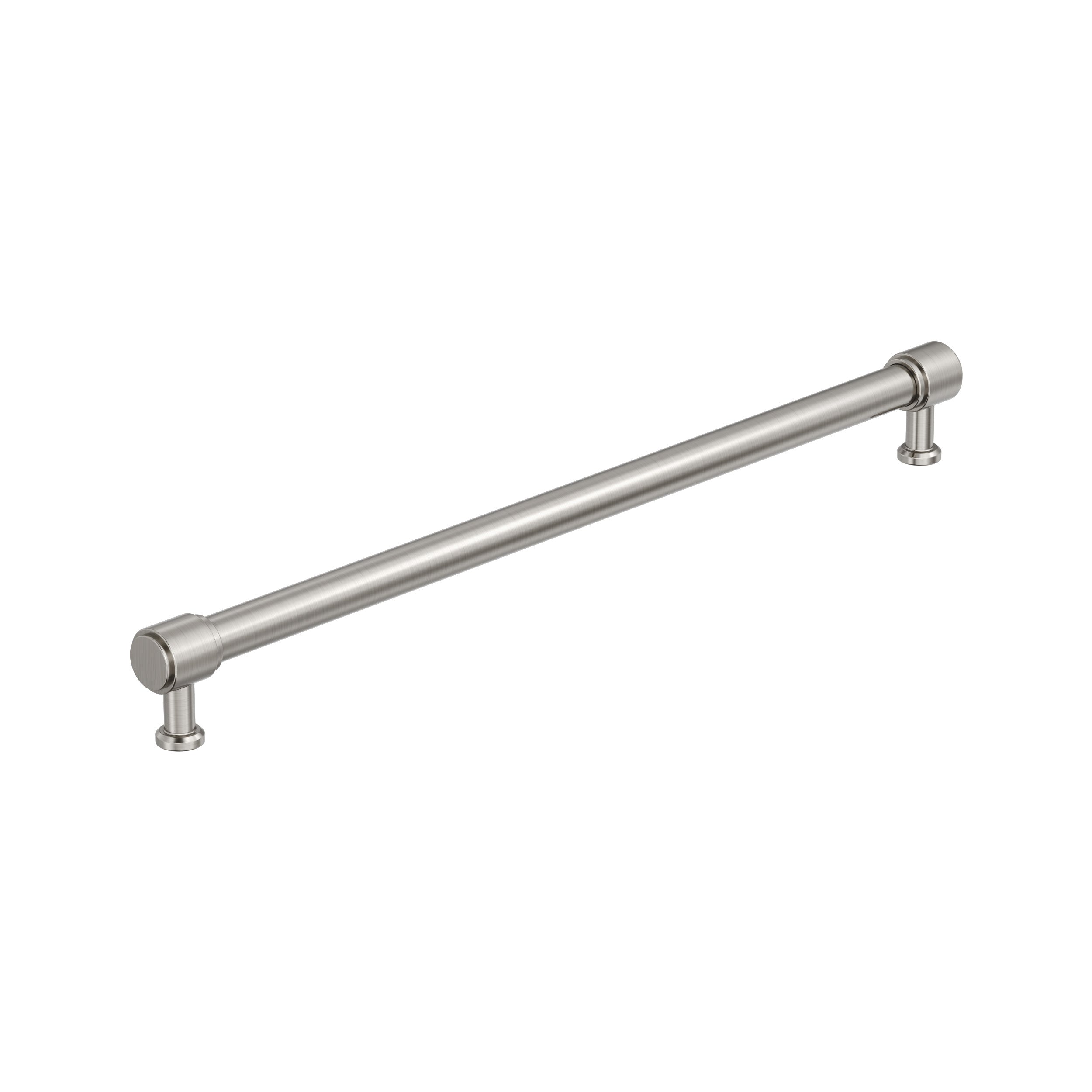 Faircrest 12-5/8 inch (320mm) Center-to-Center Satin Nickel Cabinet Pull