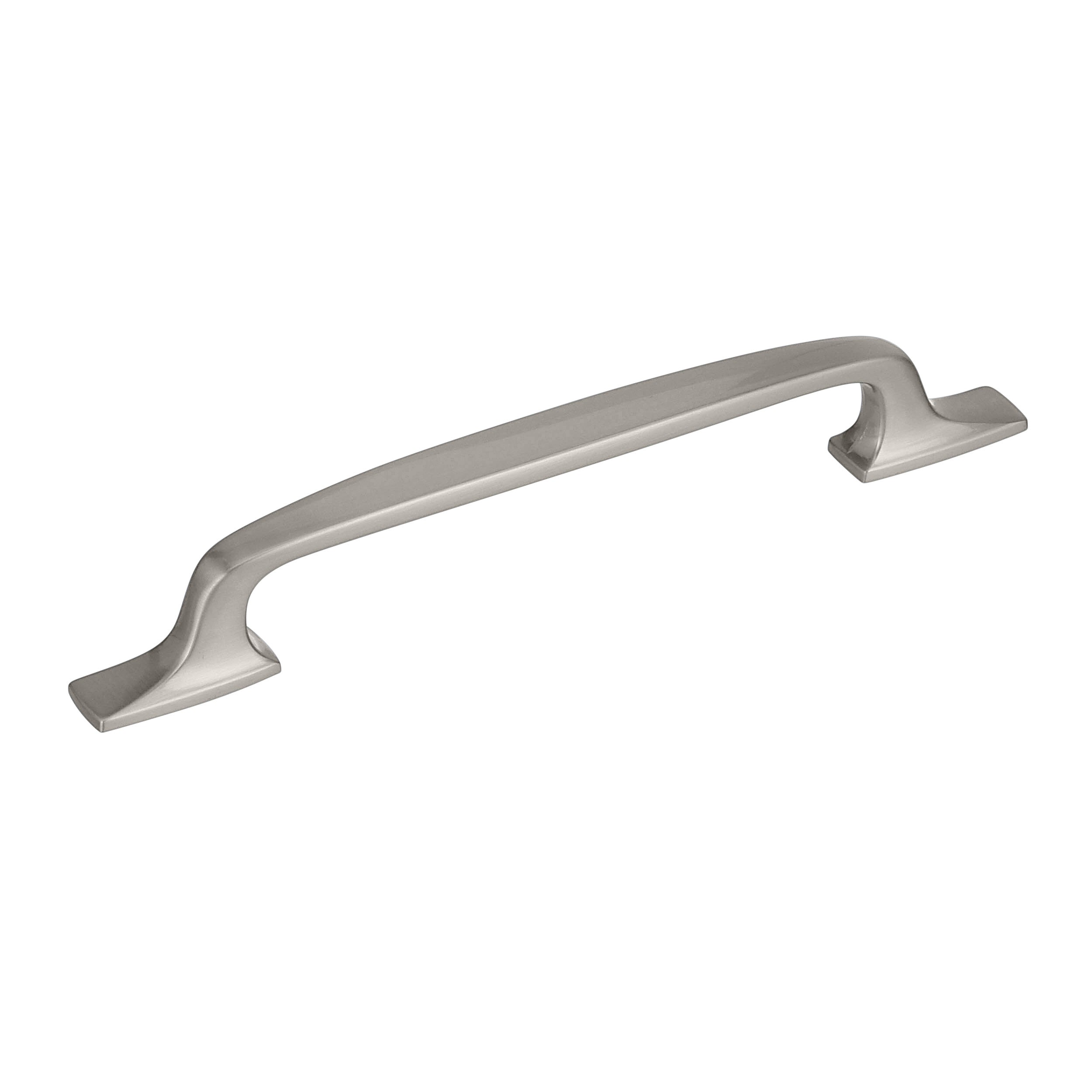 Highland Ridge 6-5/16 inch (160mm) Center-to-Center Satin Nickel Cabinet Pull