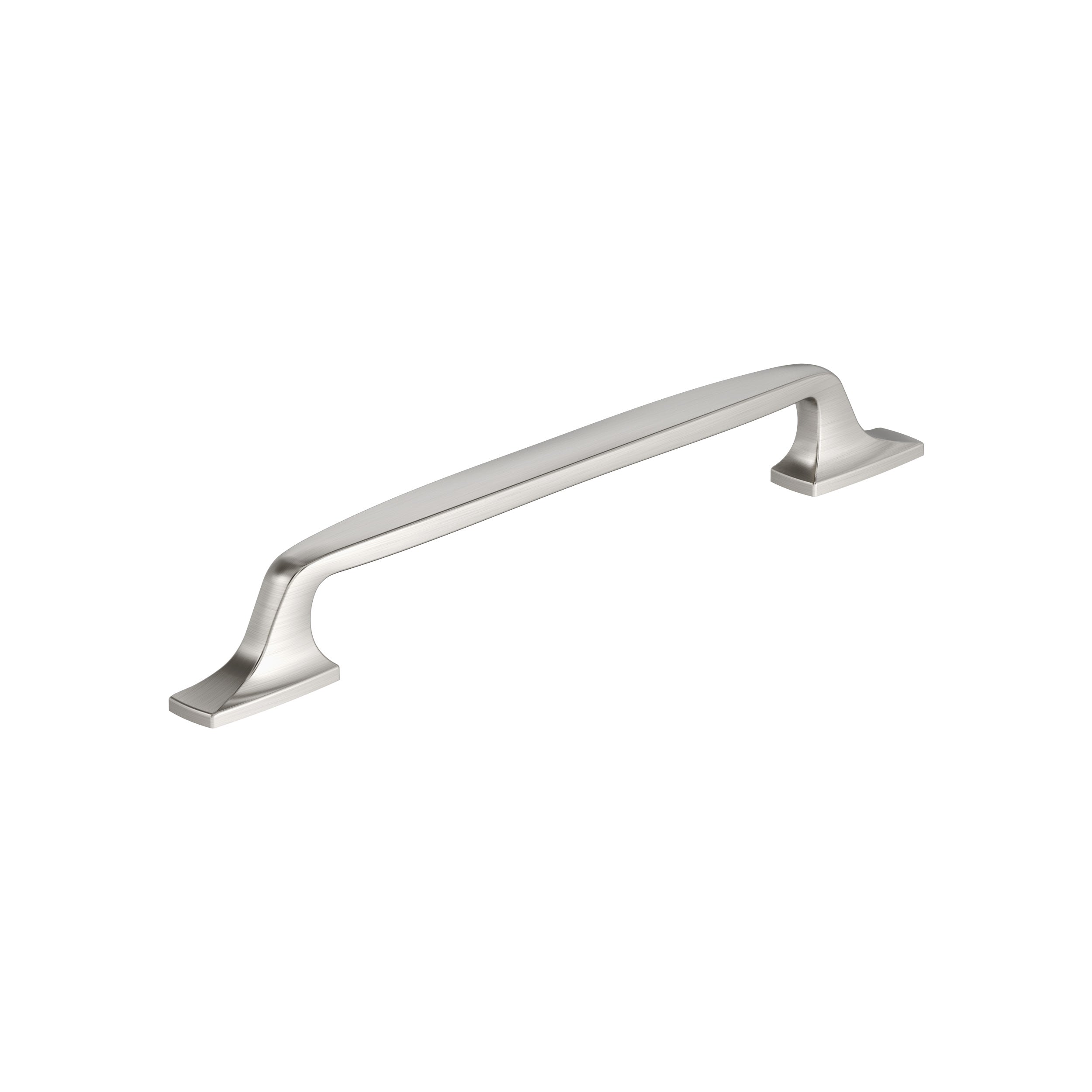 Highland Ridge 7-9/16 inch (192mm) Center-to-Center Satin Nickel Cabinet Pull