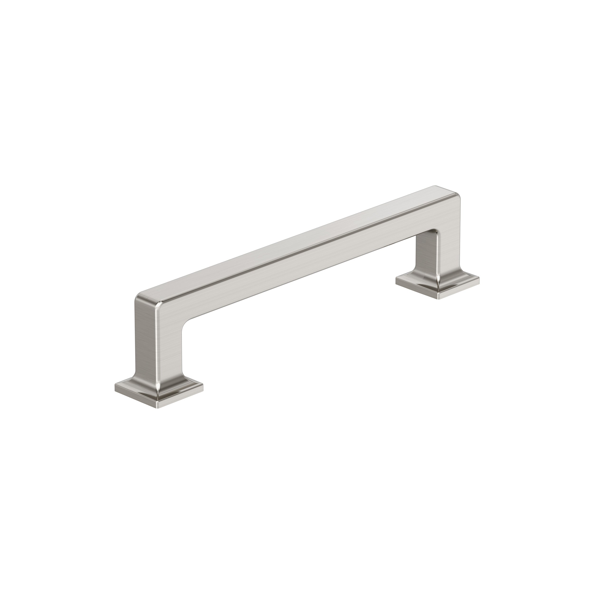 Lintel 5-1/16 inch (128mm) Center-to-Center Satin Nickel Cabinet Pull