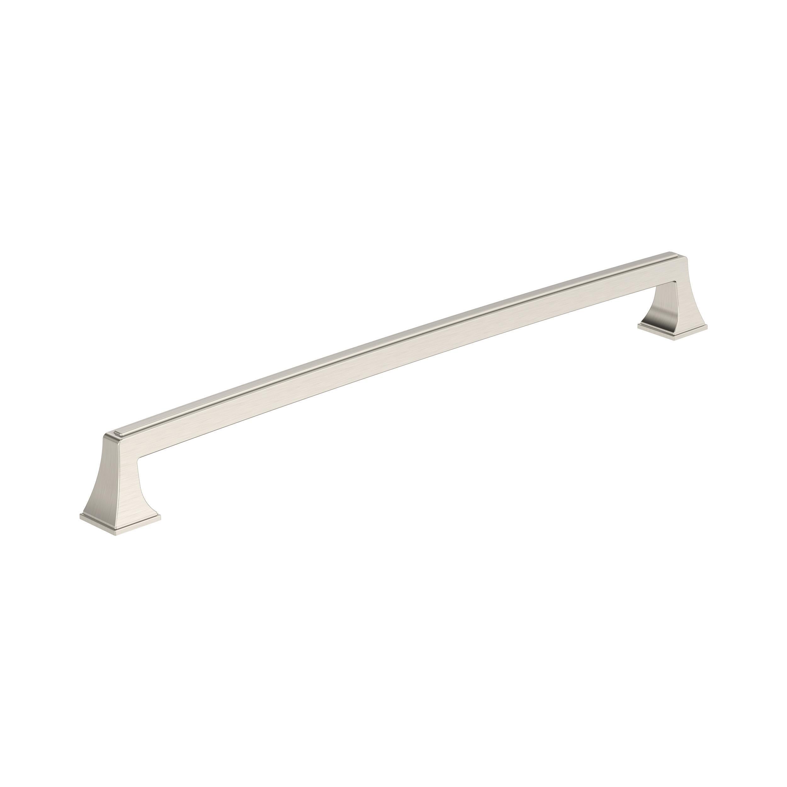 Mulholland 12-5/8 inch (320mm) Center-to-Center Satin Nickel Cabinet Pull