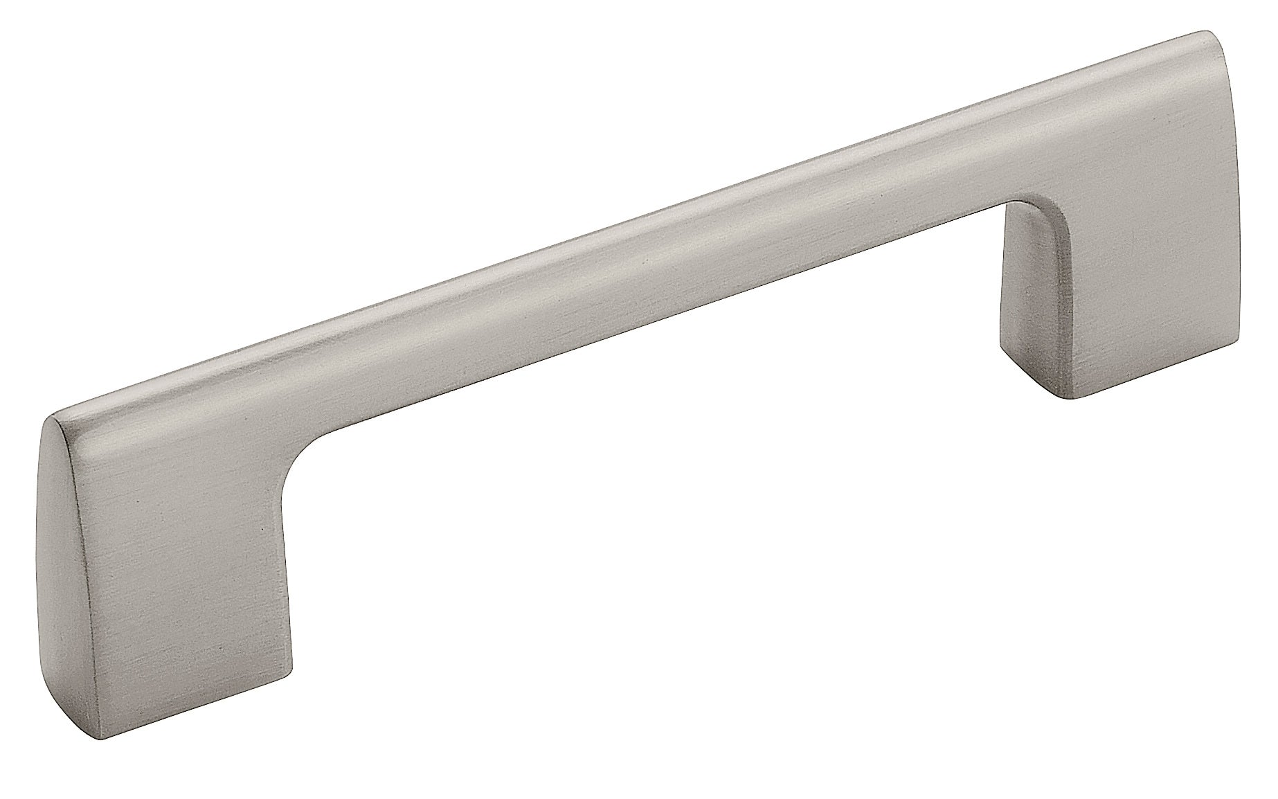 Riva 3-3/4 inch (96mm) Center-to-Center Satin Nickel Cabinet Pull