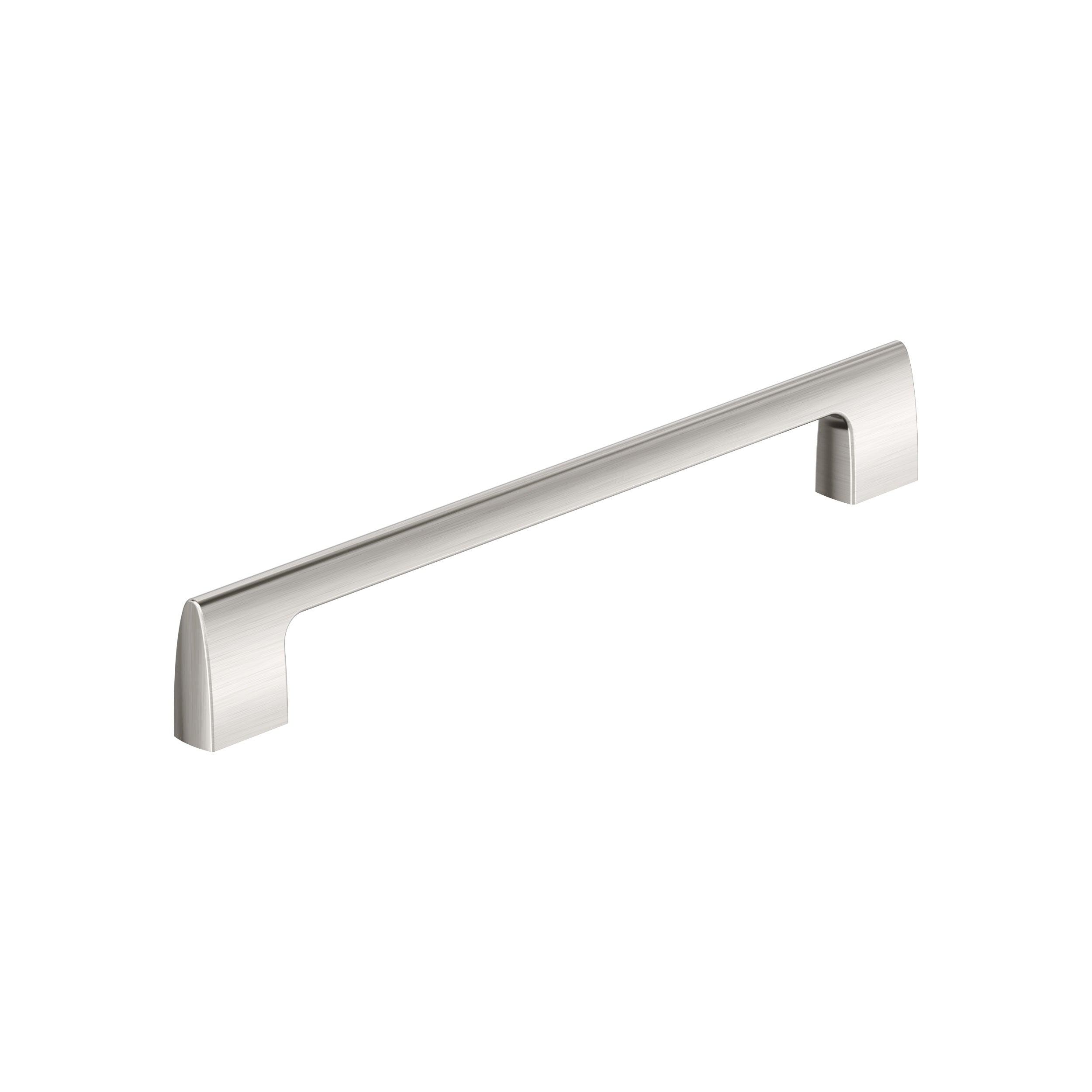 Riva 8-13/16 inch (224mm) Center-to-Center Satin Nickel Cabinet Pull