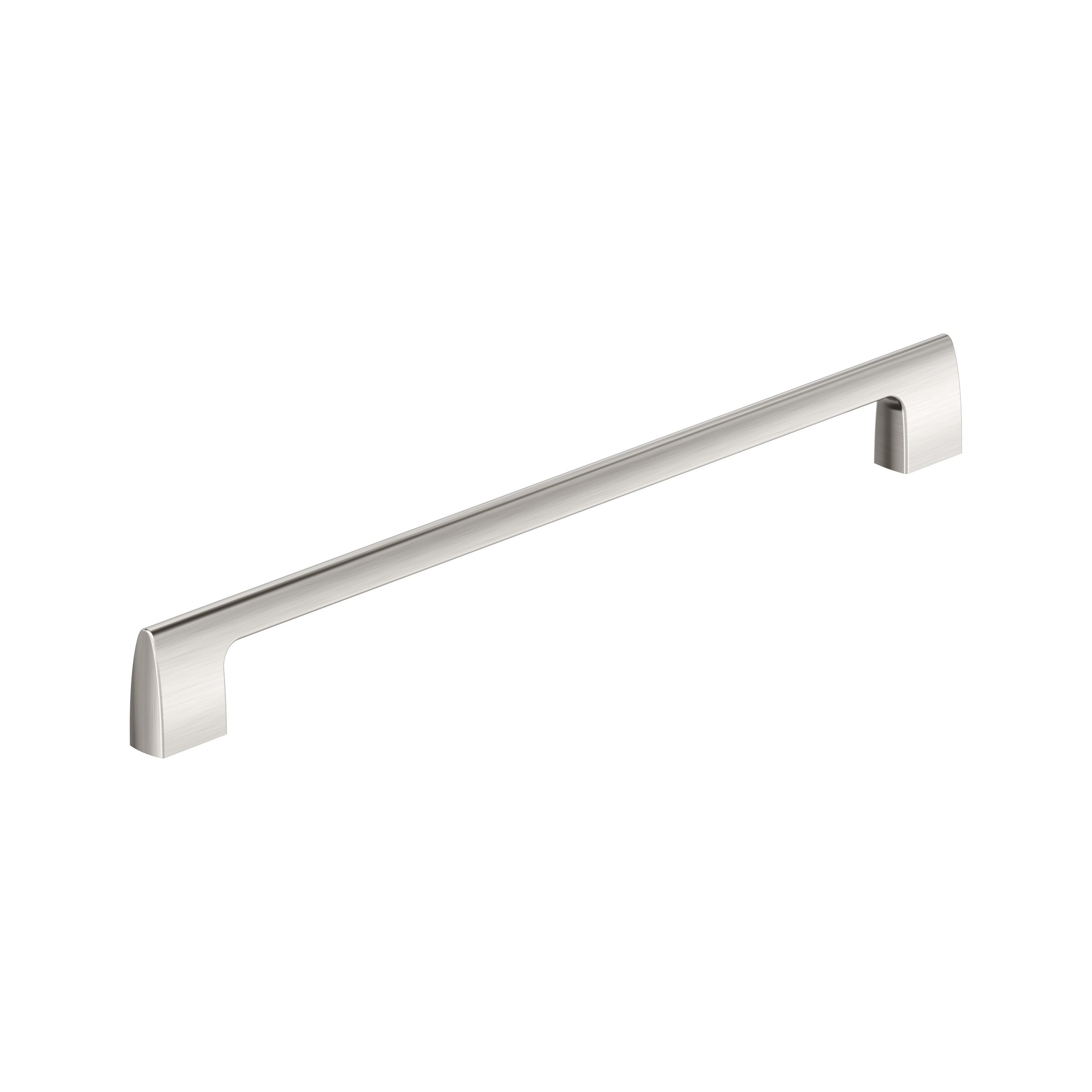 Riva 12-5/8 inch (320mm) Center-to-Center Satin Nickel Cabinet Pull
