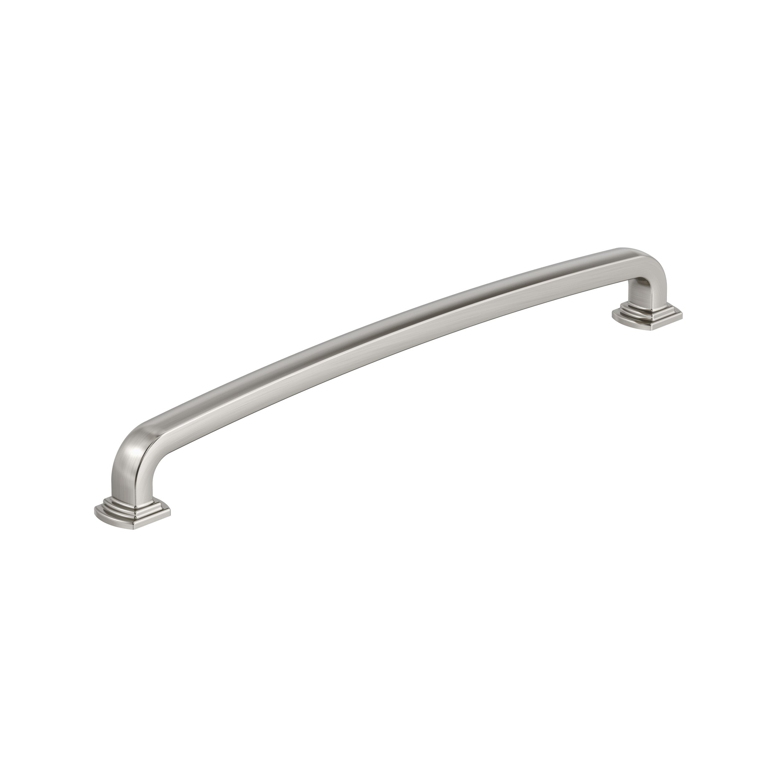 Surpass 10-1/16 inch (256mm) Center-to-Center Satin Nickel Cabinet Pull