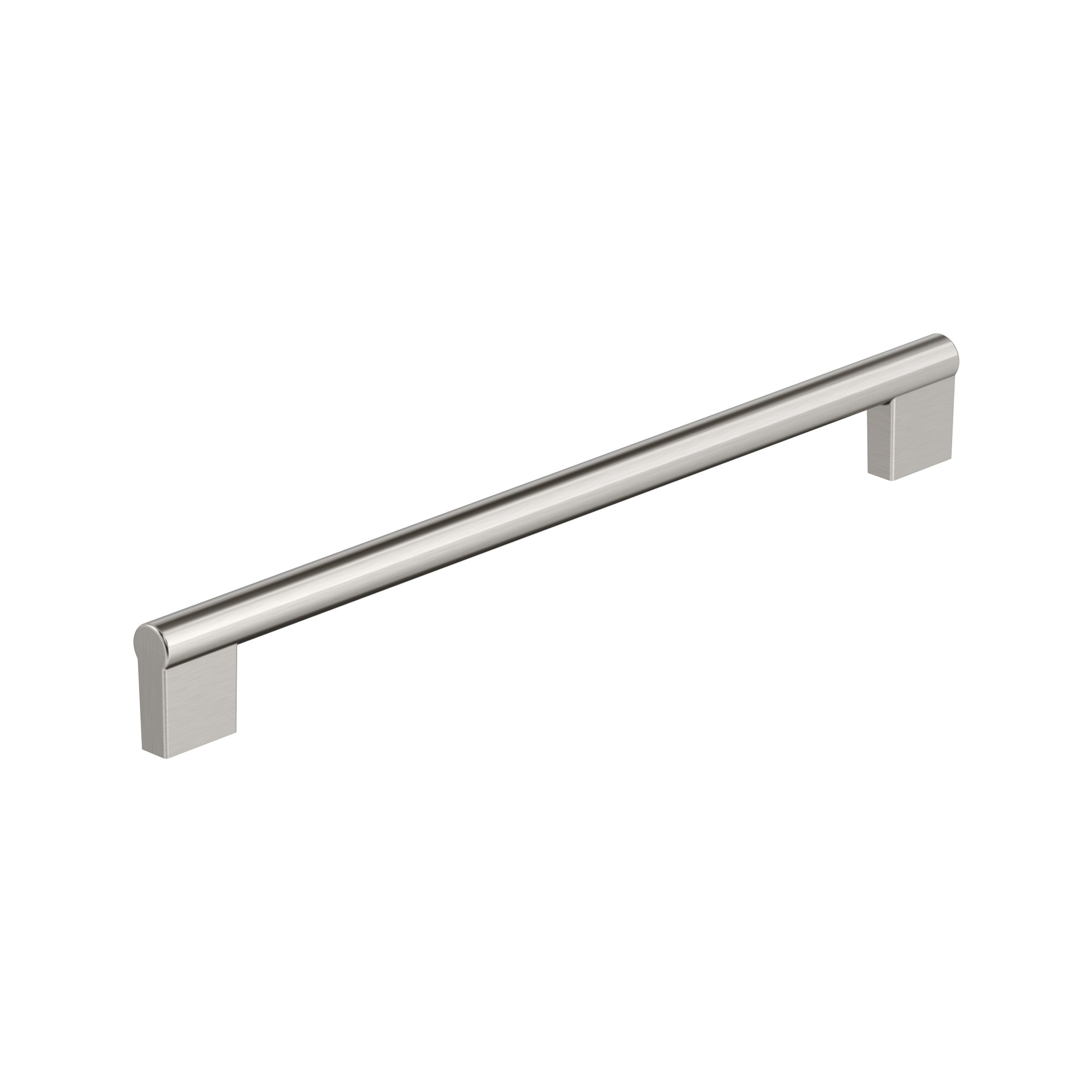 Versa 10-1/16 inch (256mm) Center-to-Center Satin Nickel Cabinet Pull