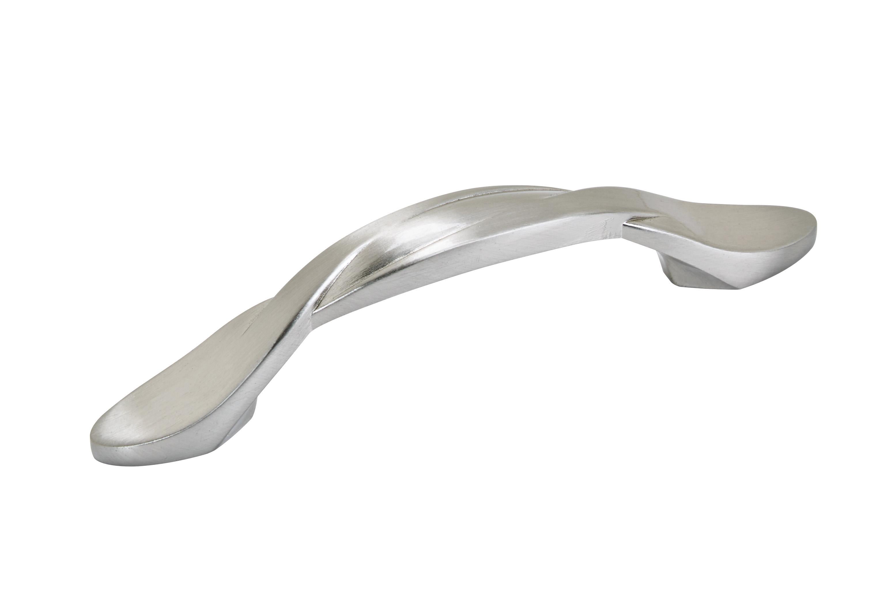 Intertwine 3 inch (76mm) Center-to-Center Satin Nickel Cabinet Pull