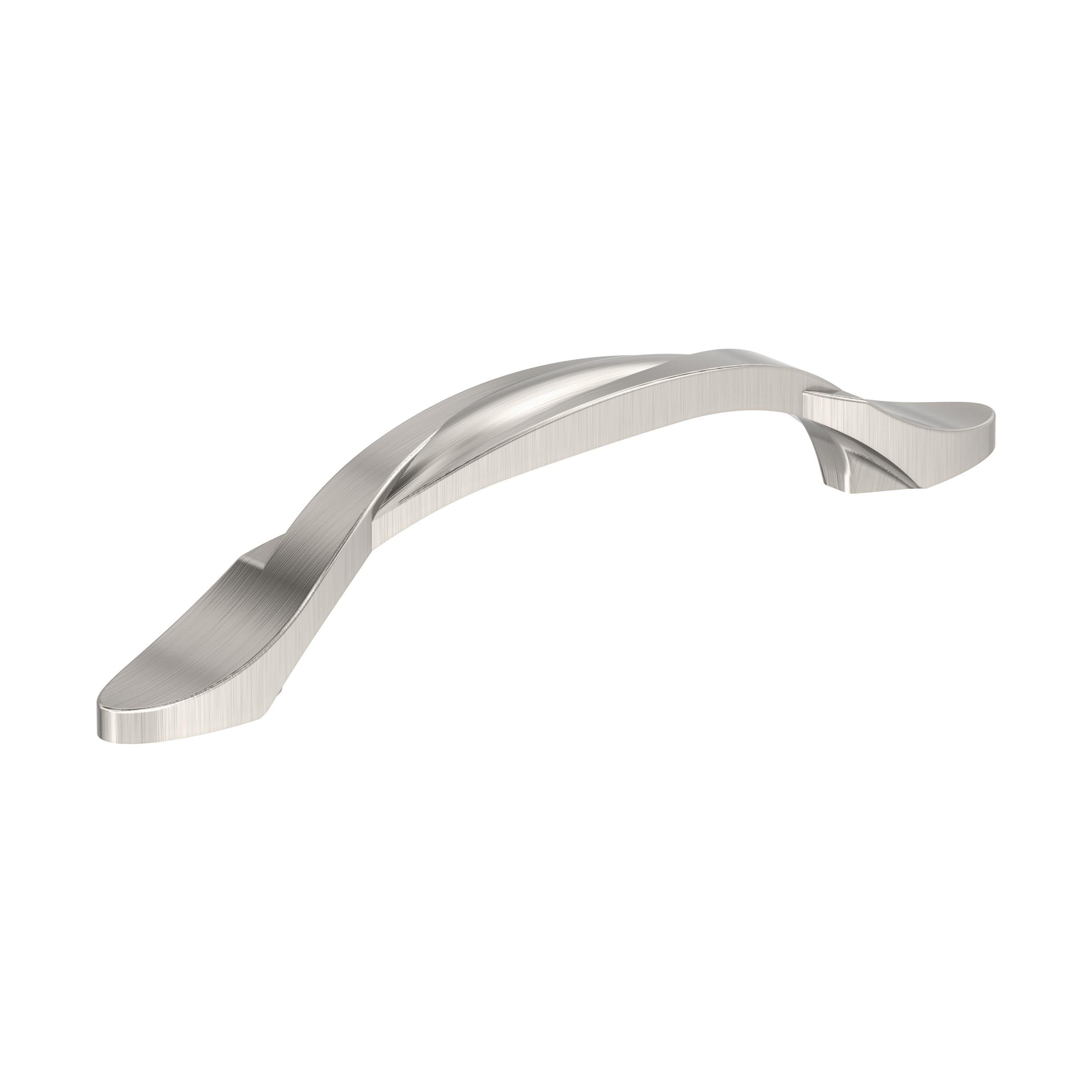 Intertwine 3-3/4 inch (96mm) Center-to-Center Satin Nickel Cabinet Pull